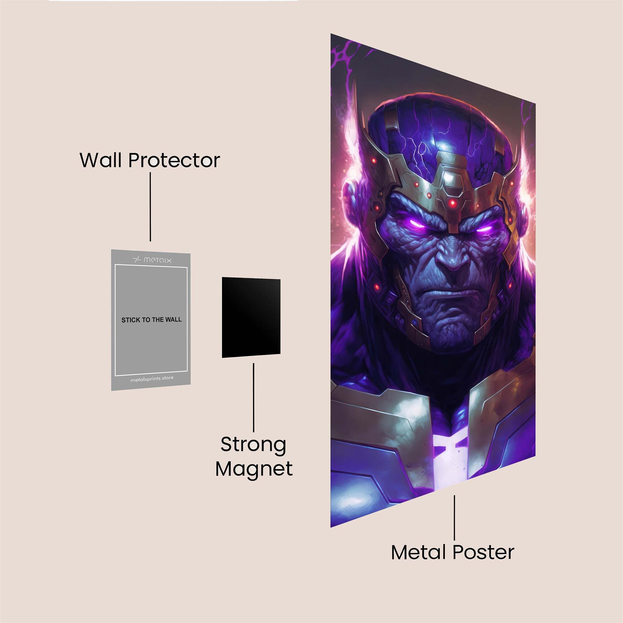 Thanos Thunderstorm Safe Wall Magnetic / M