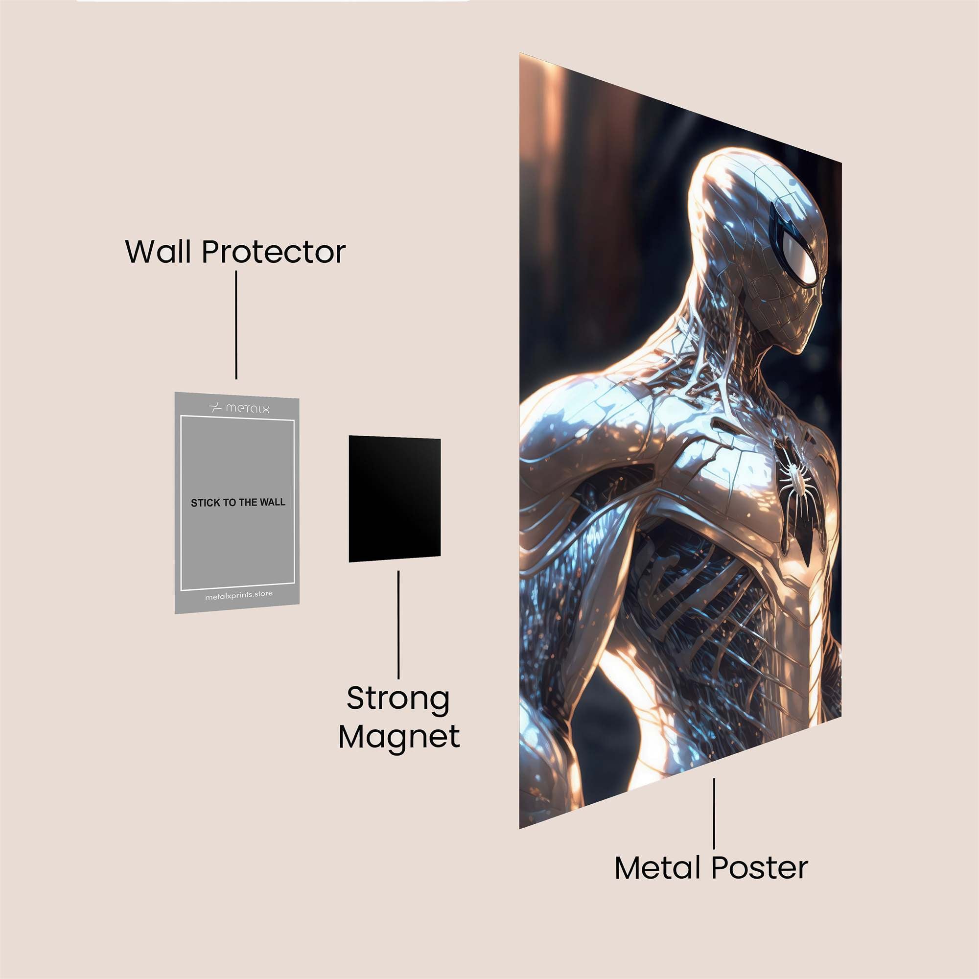 Spider-Man Radiance Safe Wall Magnetic / M