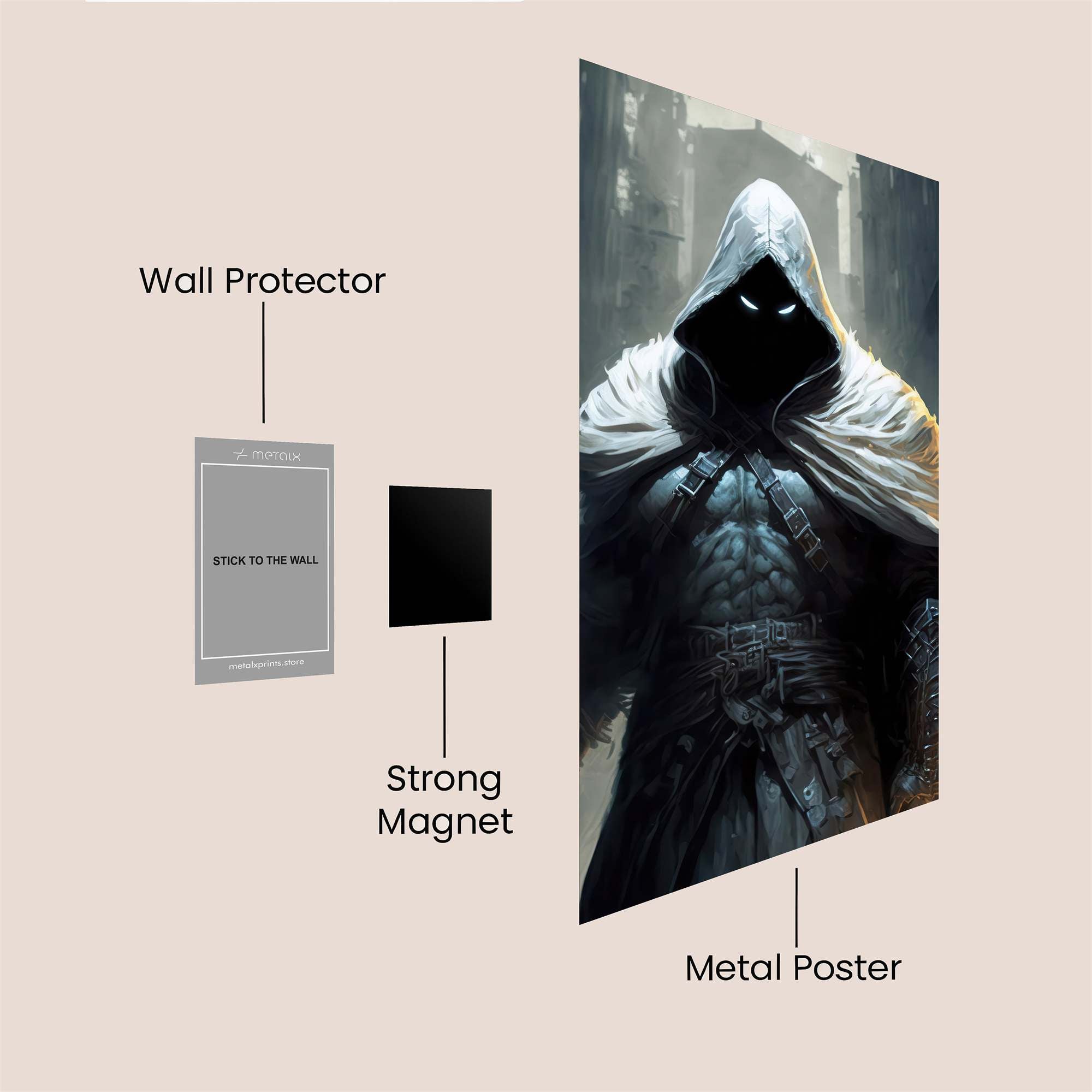 Shadow Sentinel Safe Wall Magnetic / M