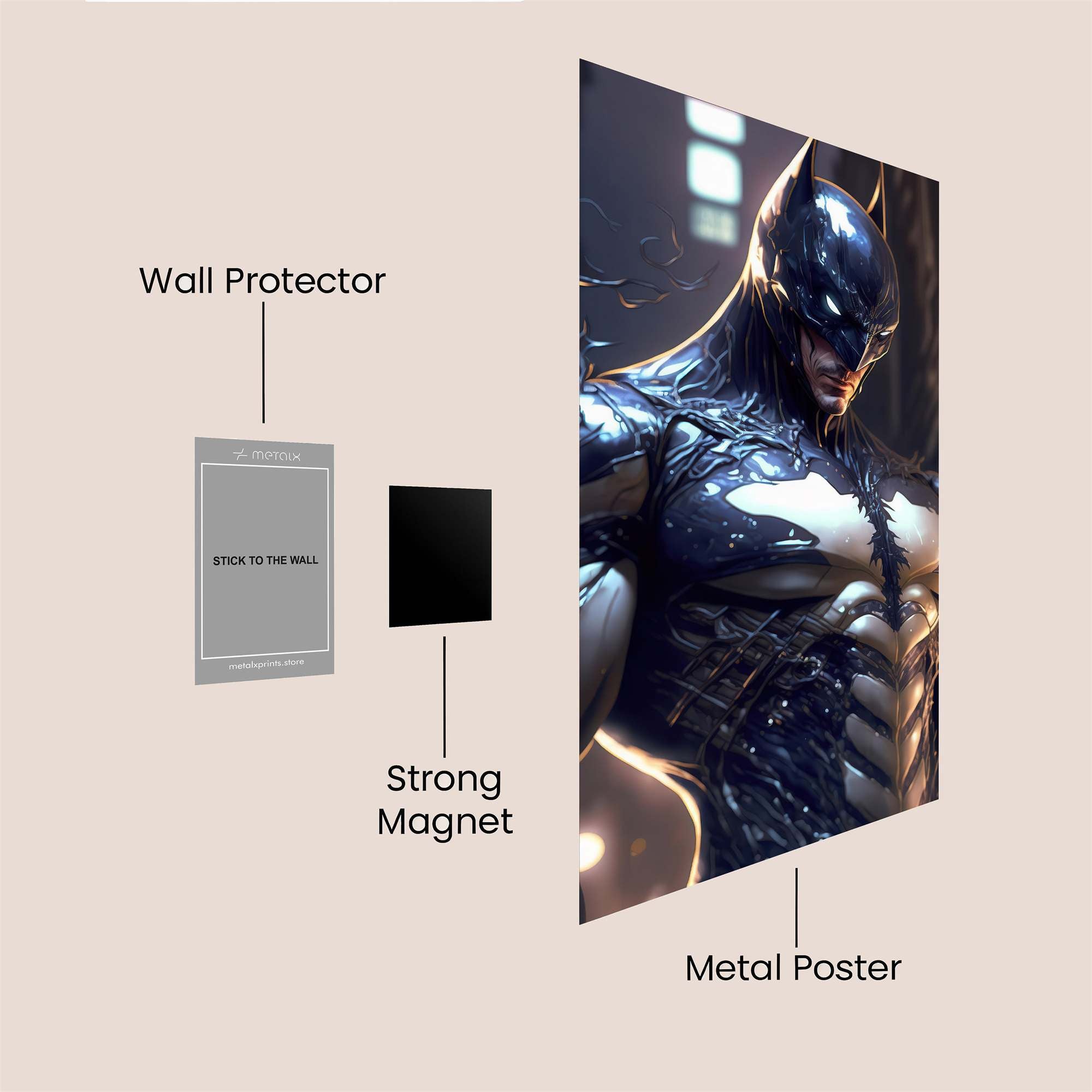 Batman Eclipsed Safe Wall Magnetic / M