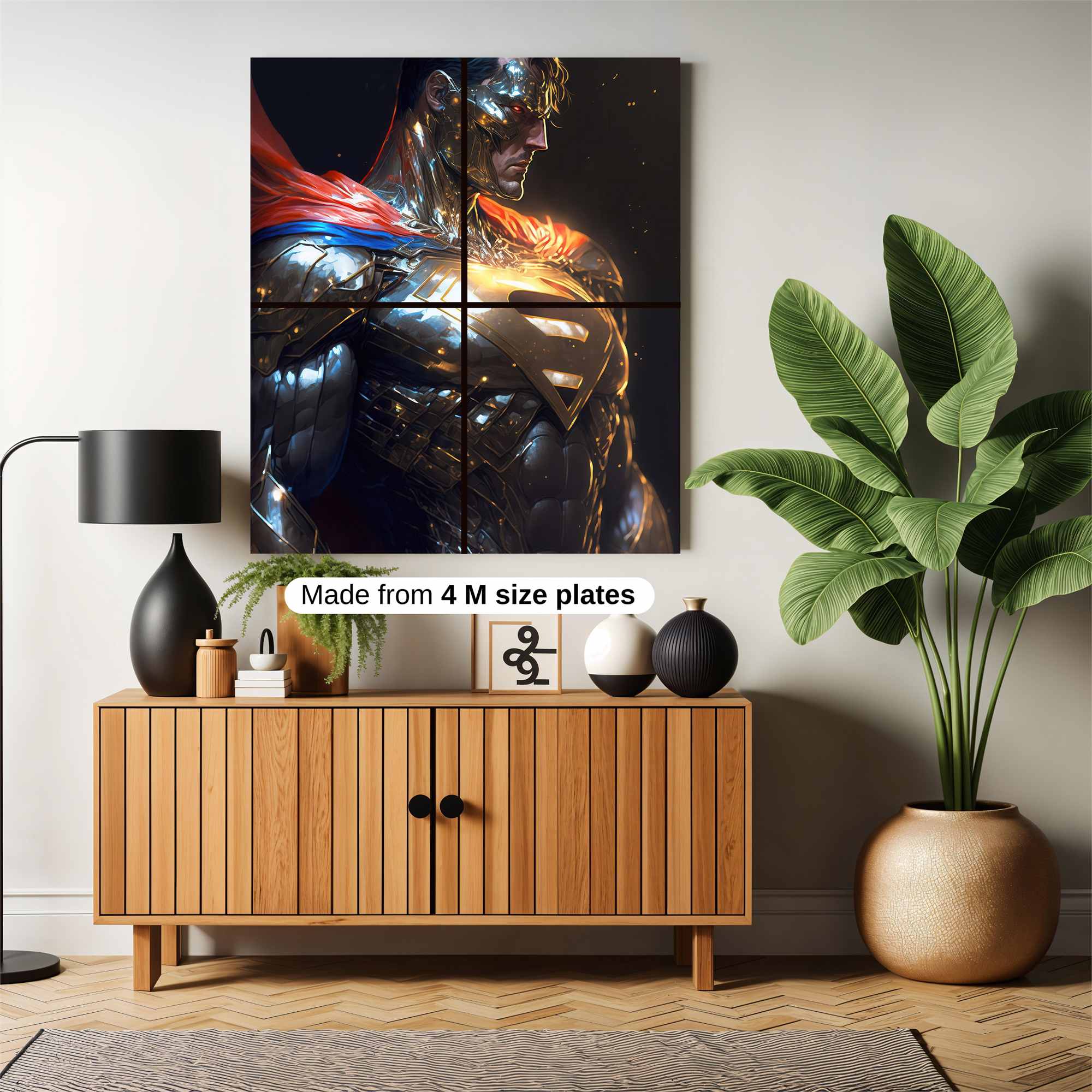 Superman Radiance Safe Wall Magnetic / M