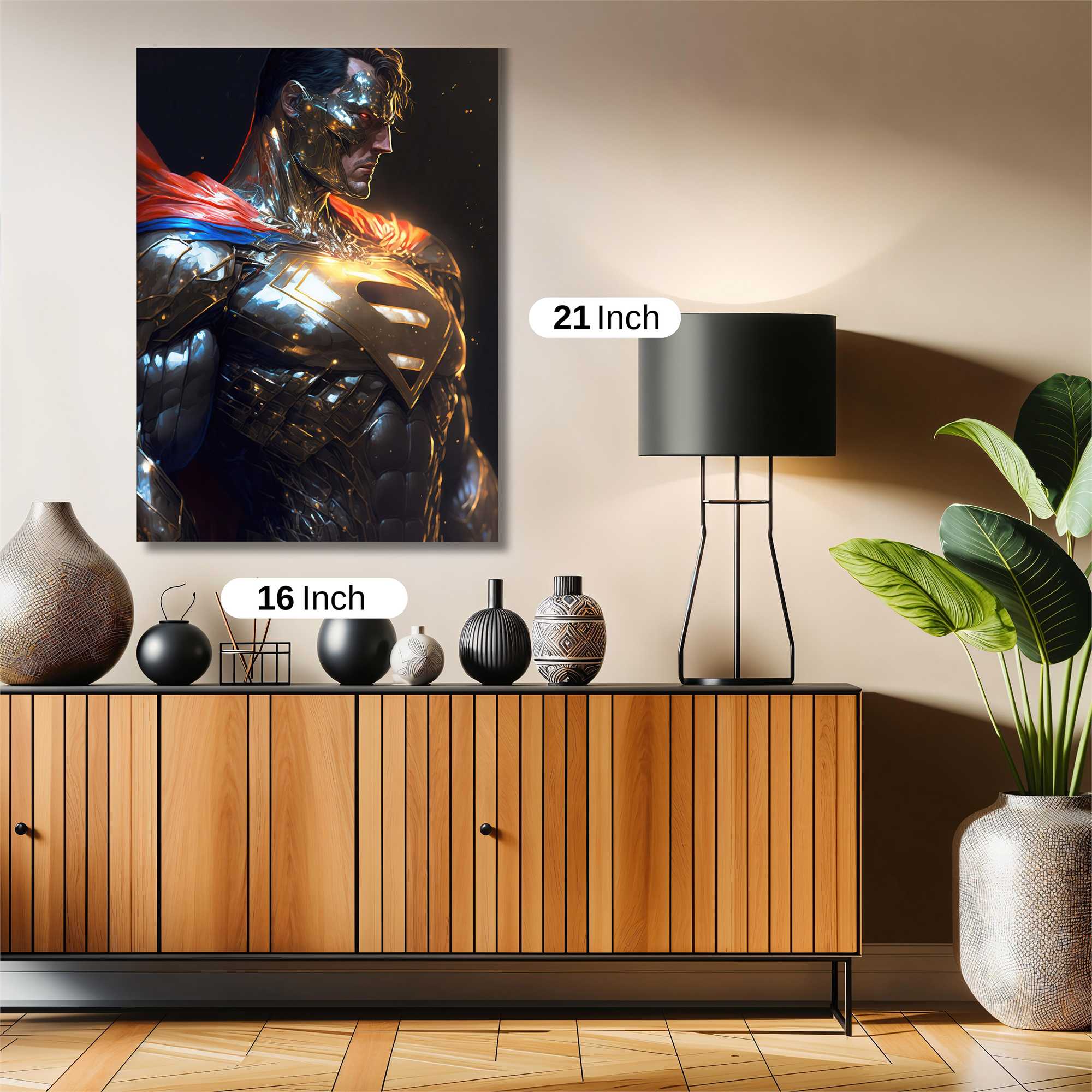 Superman Radiance Safe Wall Magnetic / M