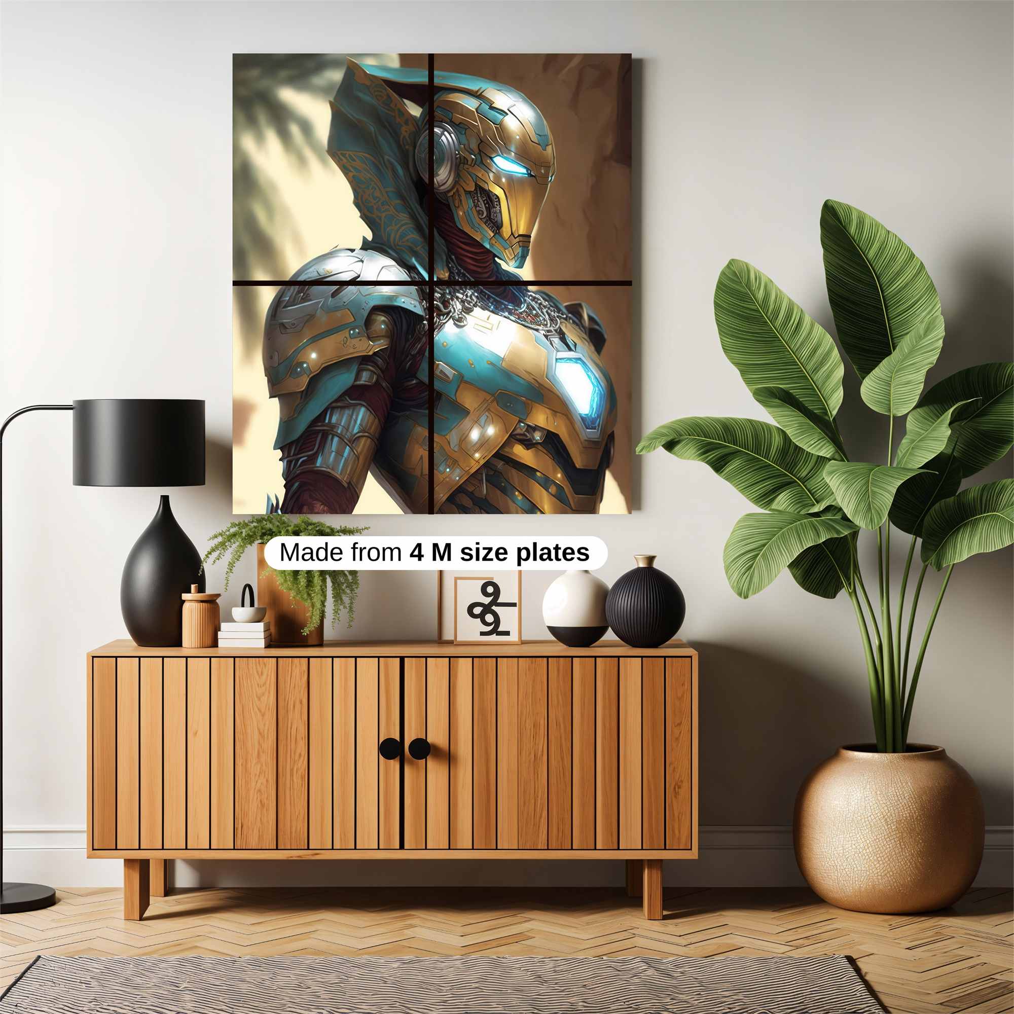 Futuristic Sentinel Safe Wall Magnetic / M