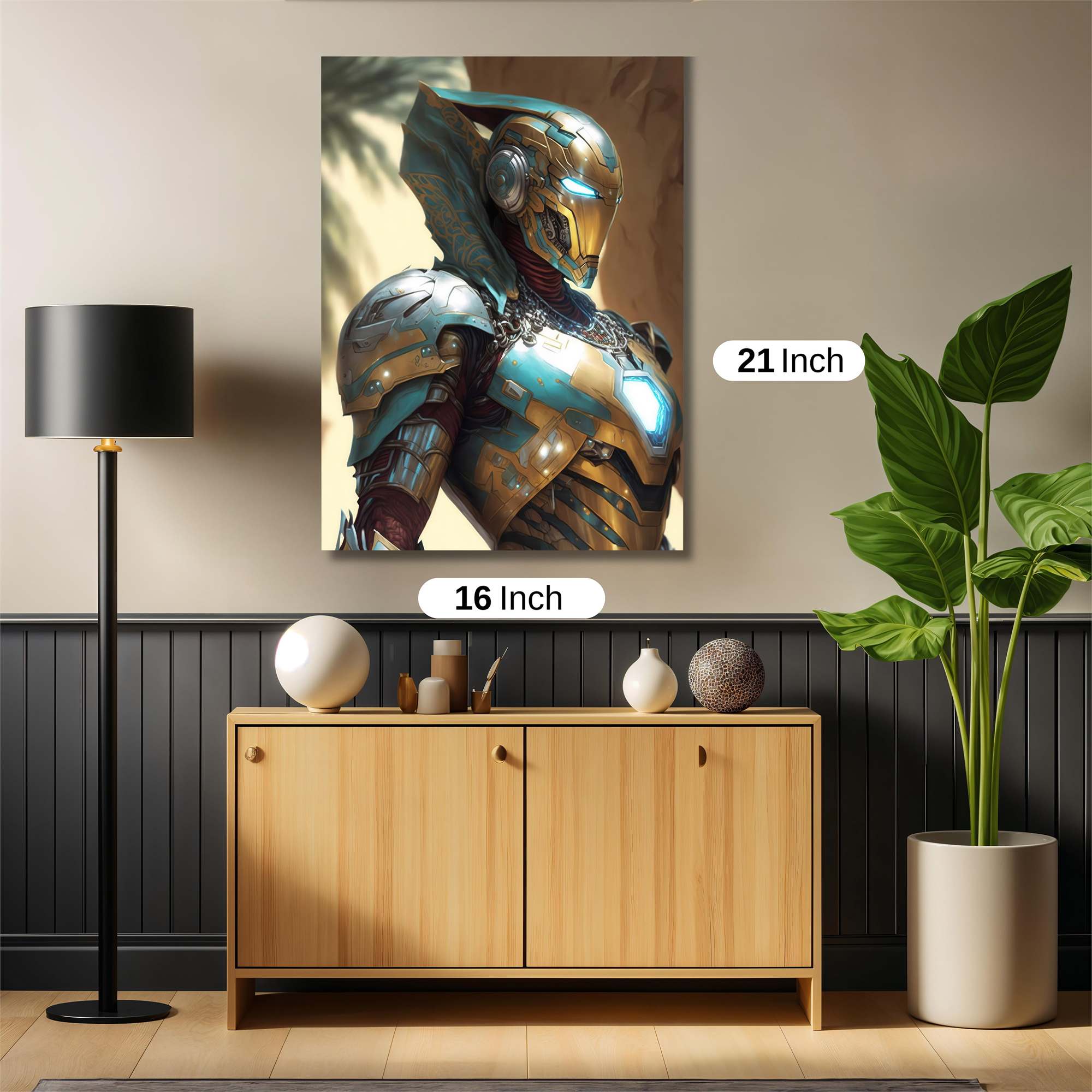 Futuristic Sentinel Safe Wall Magnetic / M