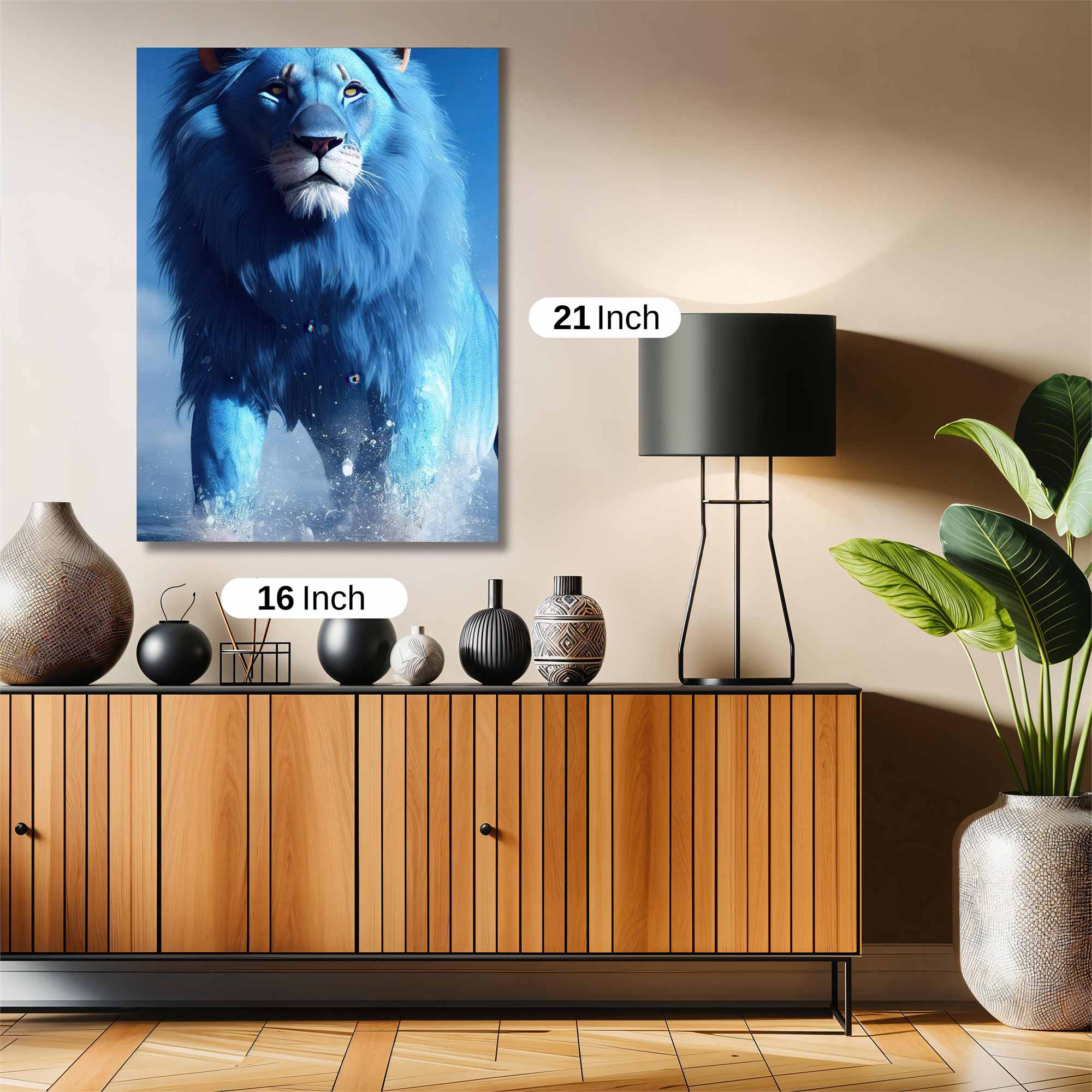 Azure Majesty Safe Wall Magnetic / M