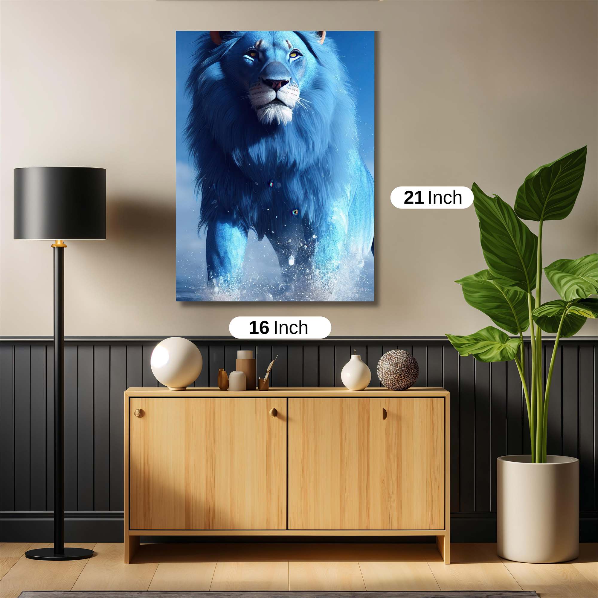 Azure Majesty Safe Wall Magnetic / M