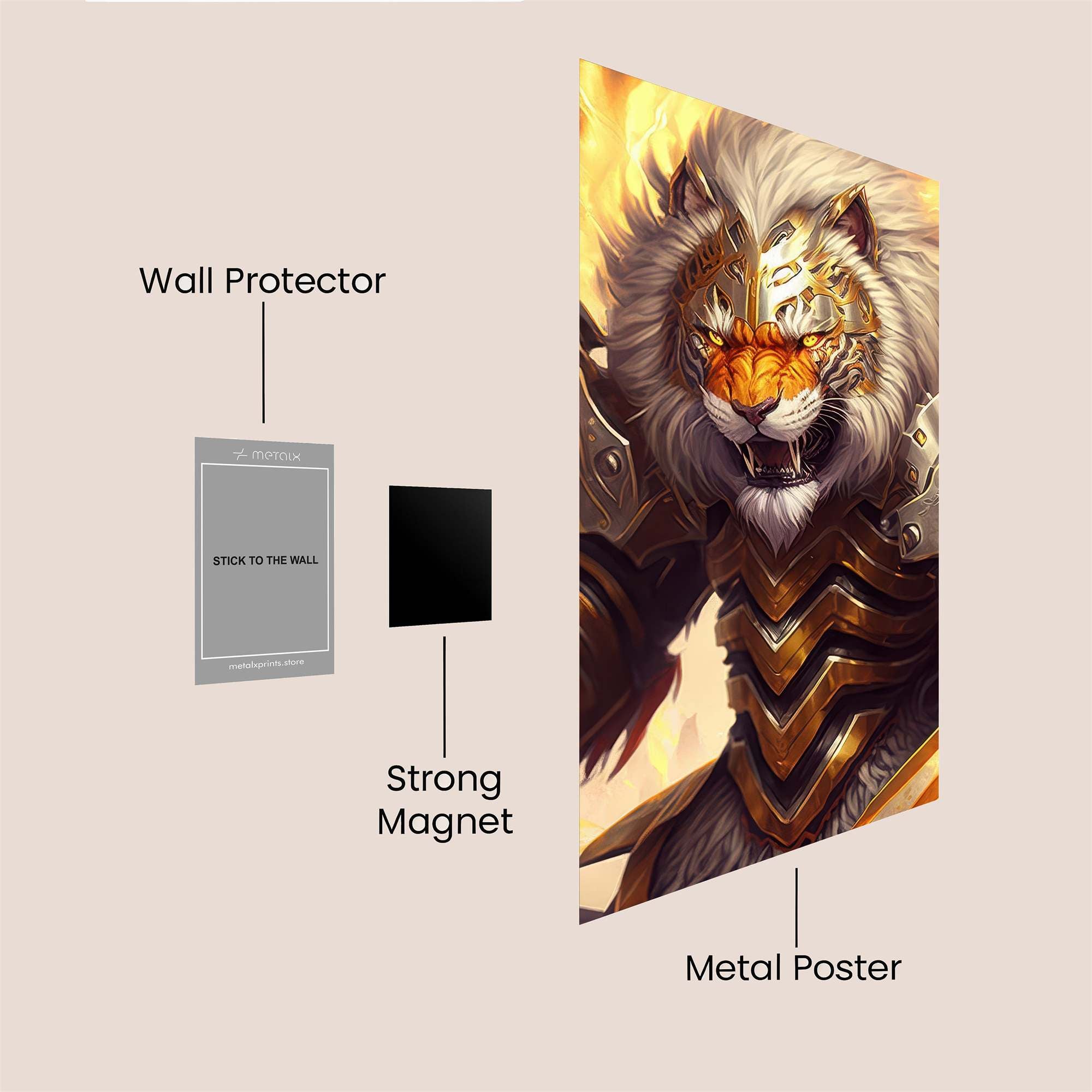 Tiger Valor Safe Wall Magnetic / M