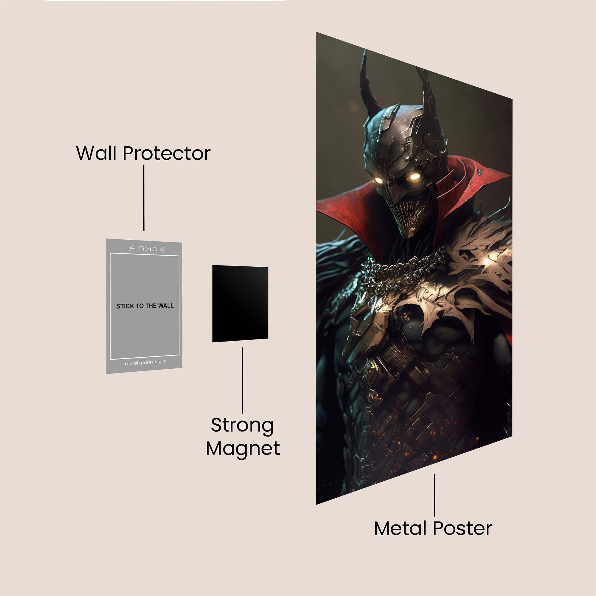 Dark Knightmare Safe Wall Magnetic / M