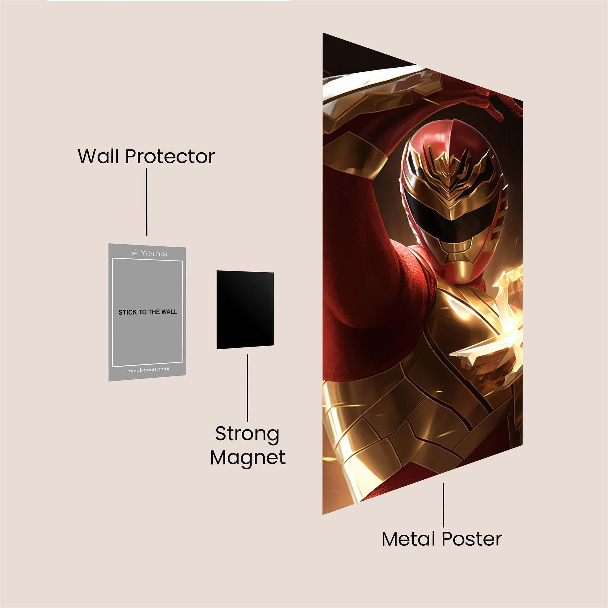 Ranger Blaze Safe Wall Magnetic / M