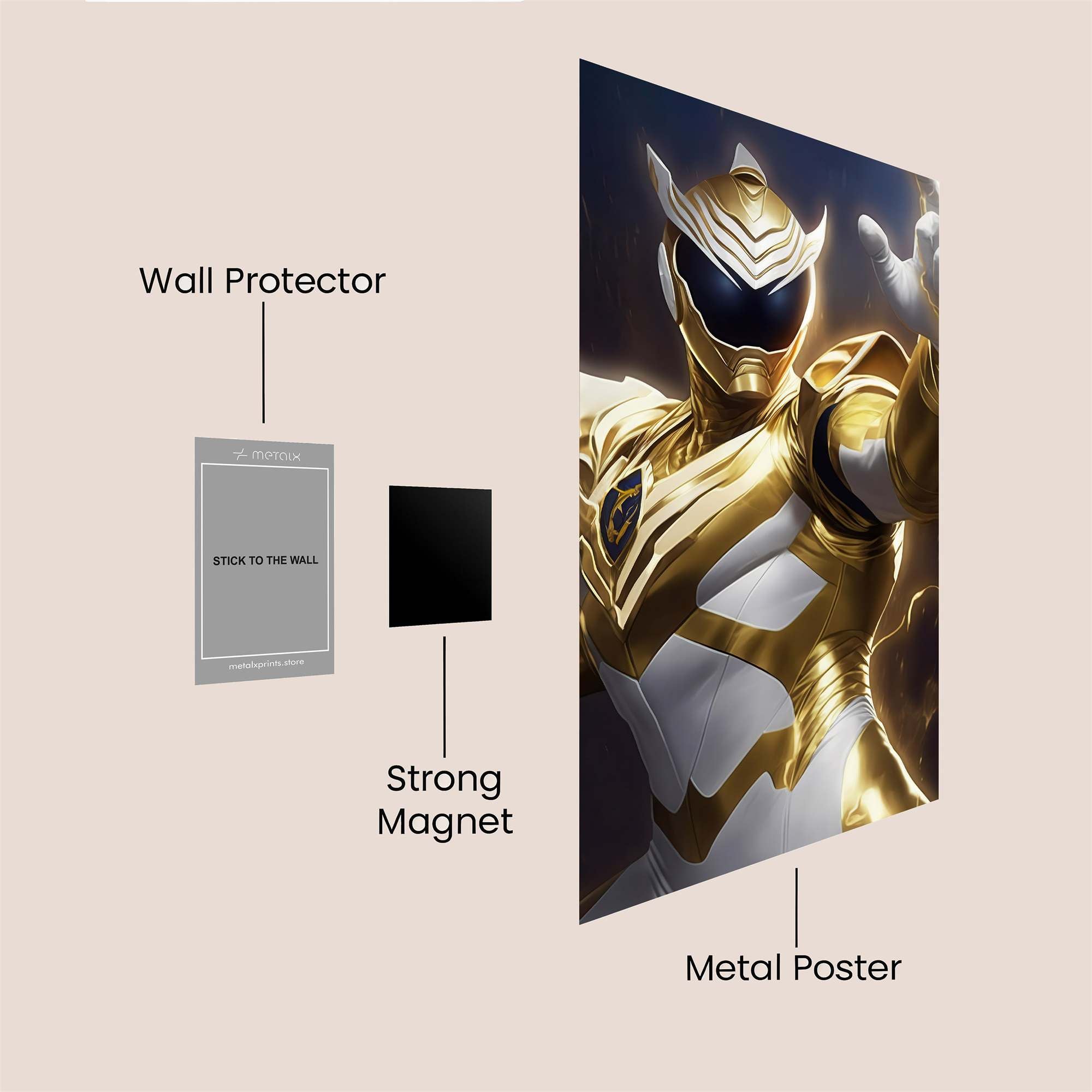 Golden Valor Safe Wall Magnetic / M