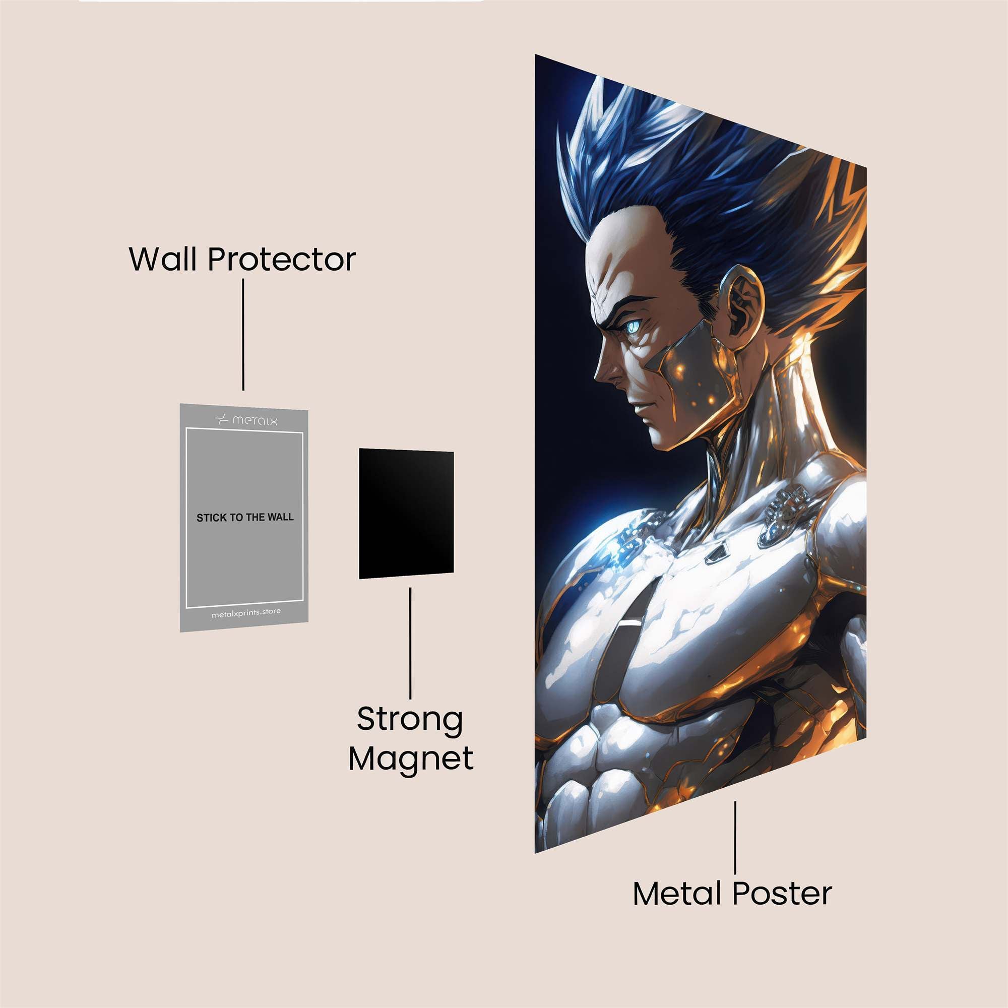 Vegeta Radiance Safe Wall Magnetic / M