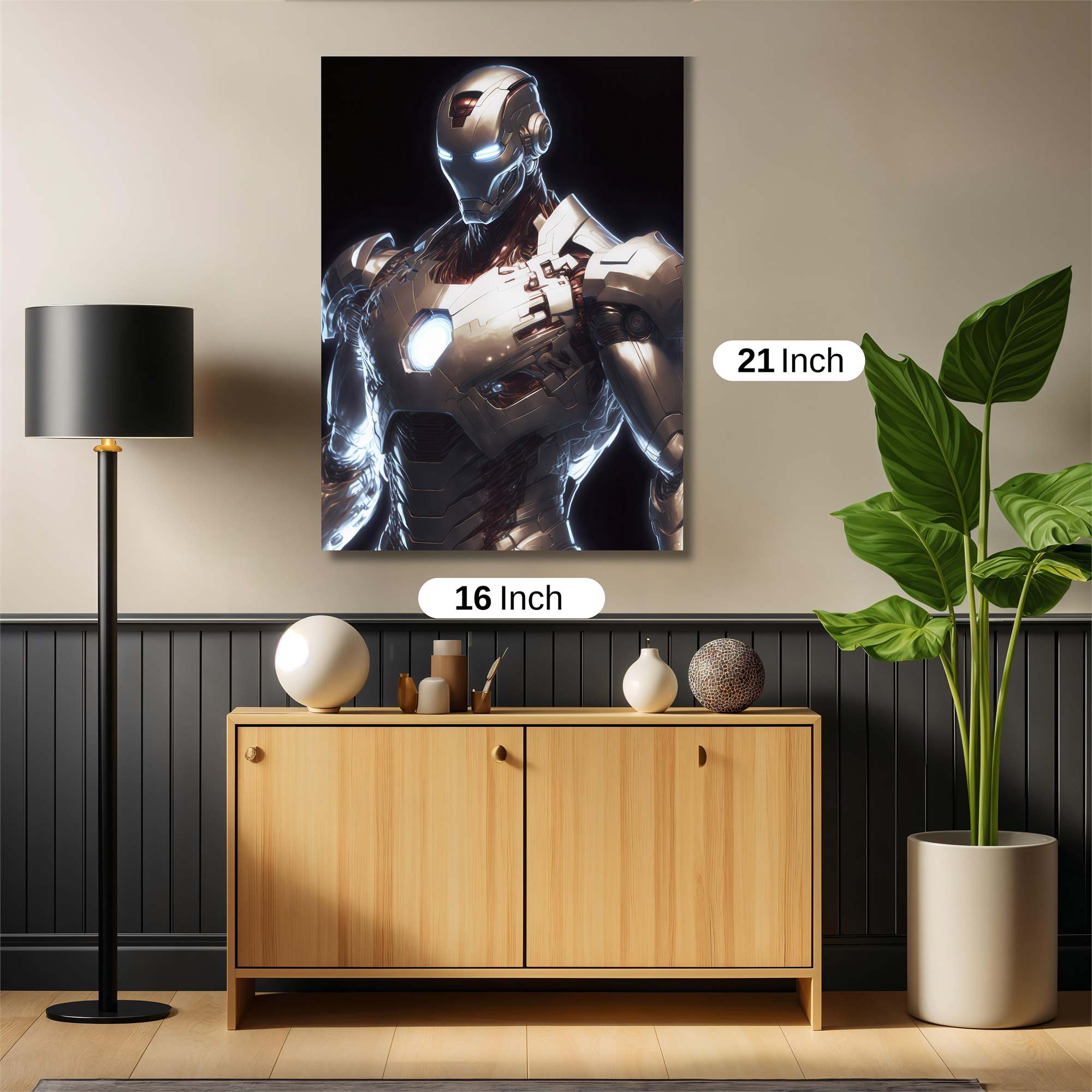 Ironman Luminous Safe Wall Magnetic / M