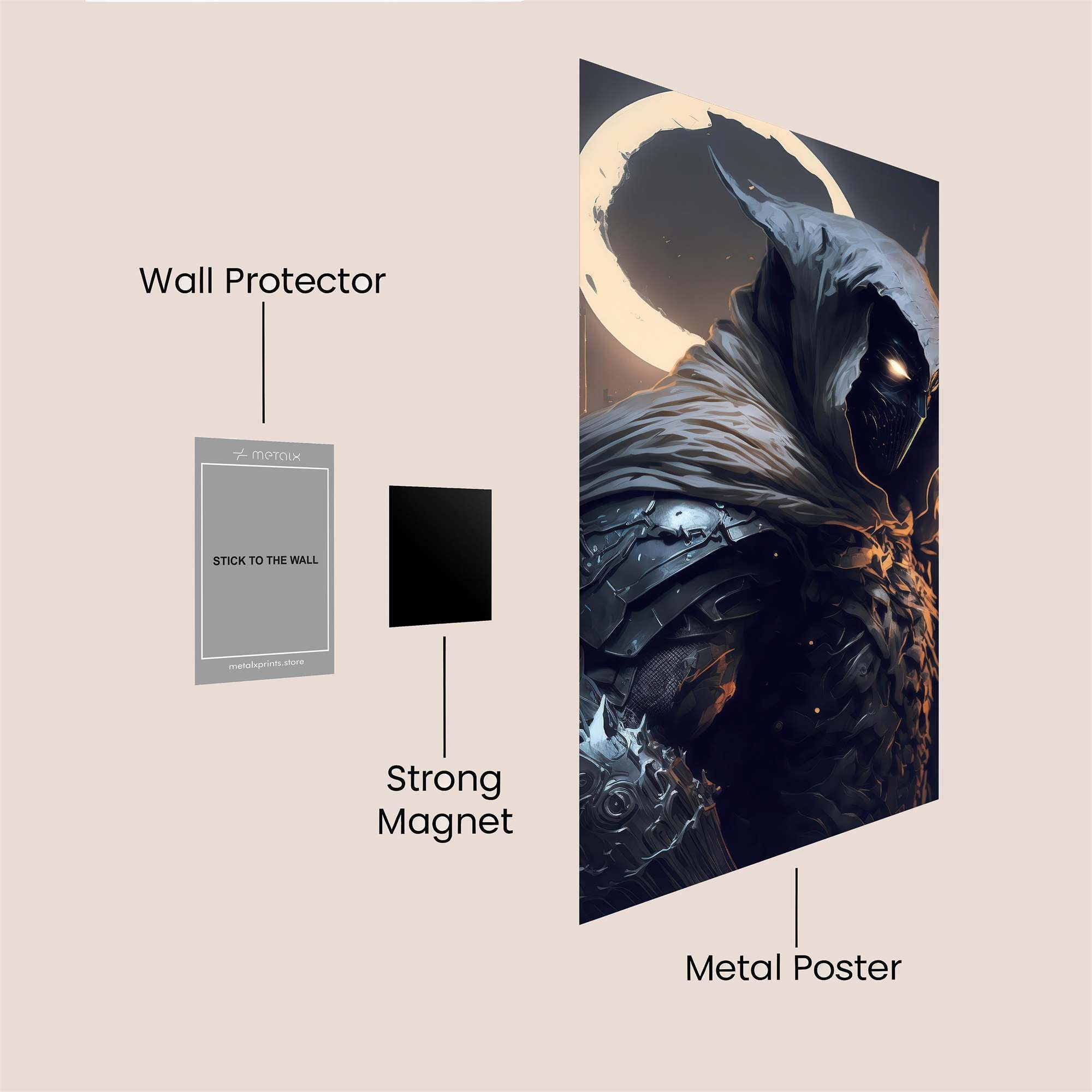 Shadow Sentinel Safe Wall Magnetic / M