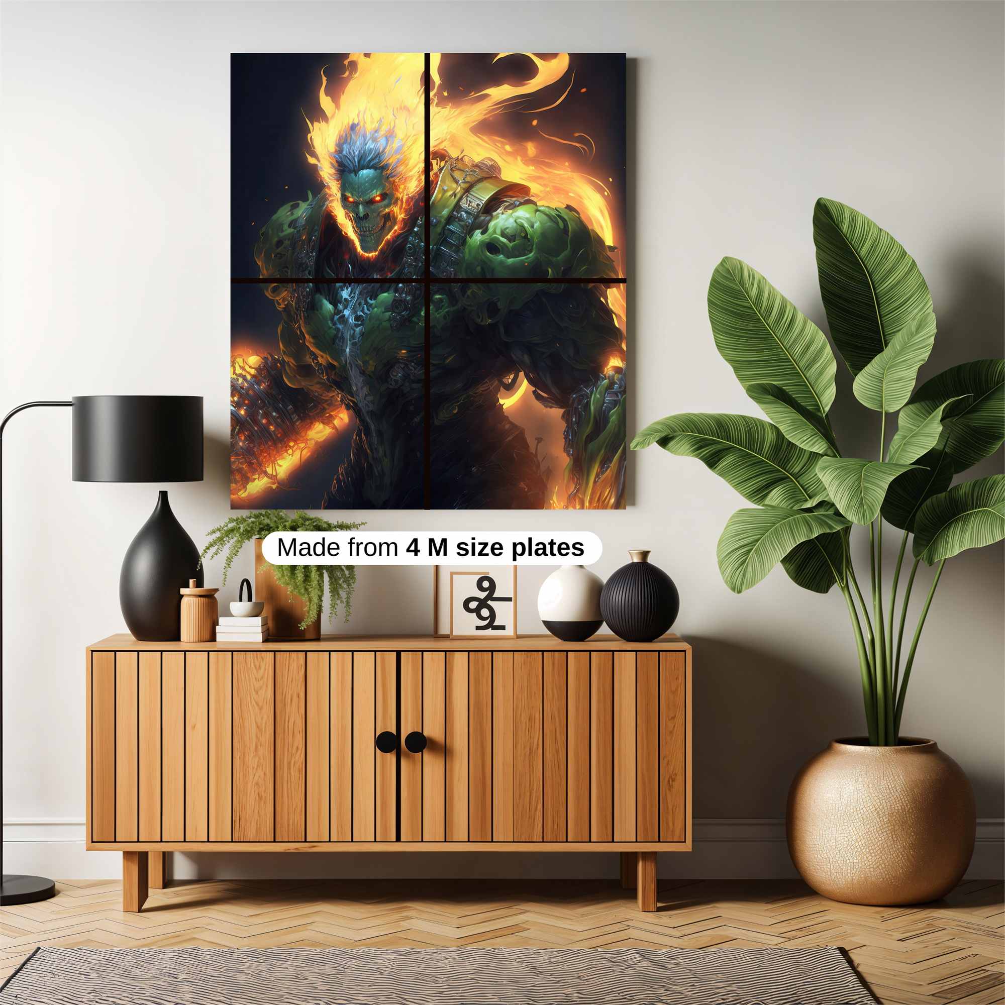 Fiery Titan Safe Wall Magnetic / M