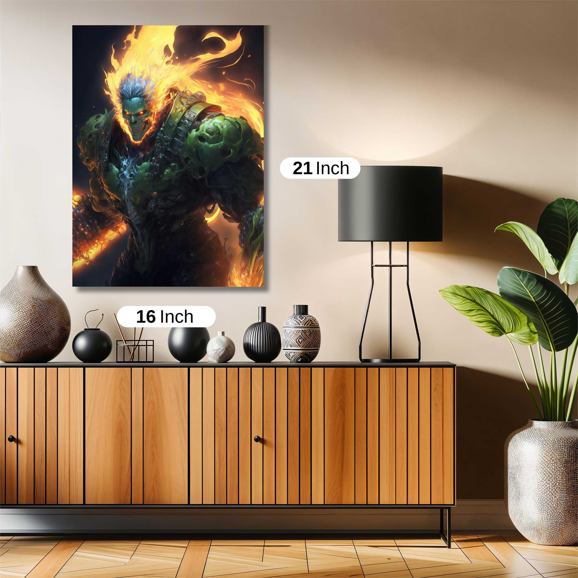 Fiery Titan Safe Wall Magnetic / M