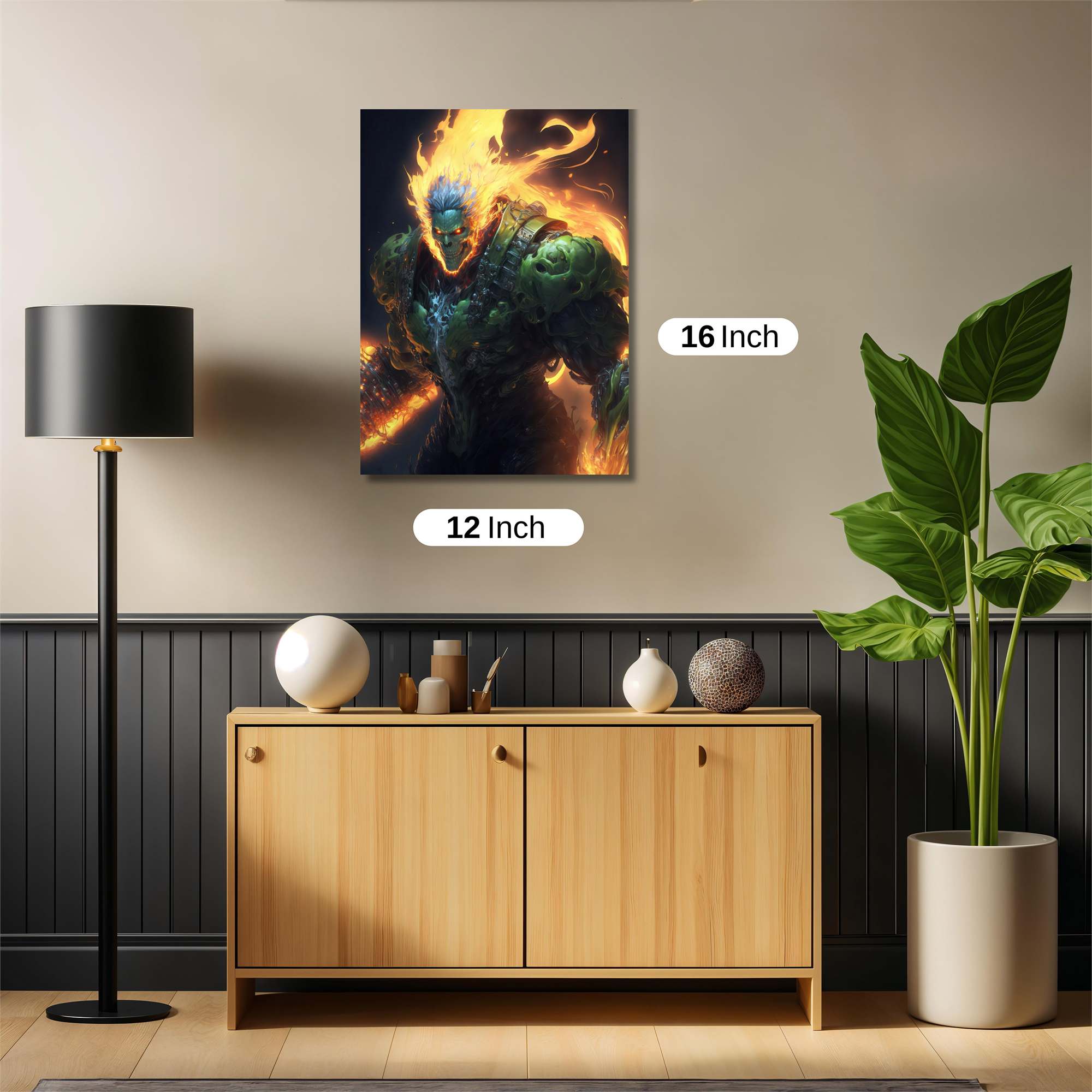 Fiery Titan Safe Wall Magnetic / M