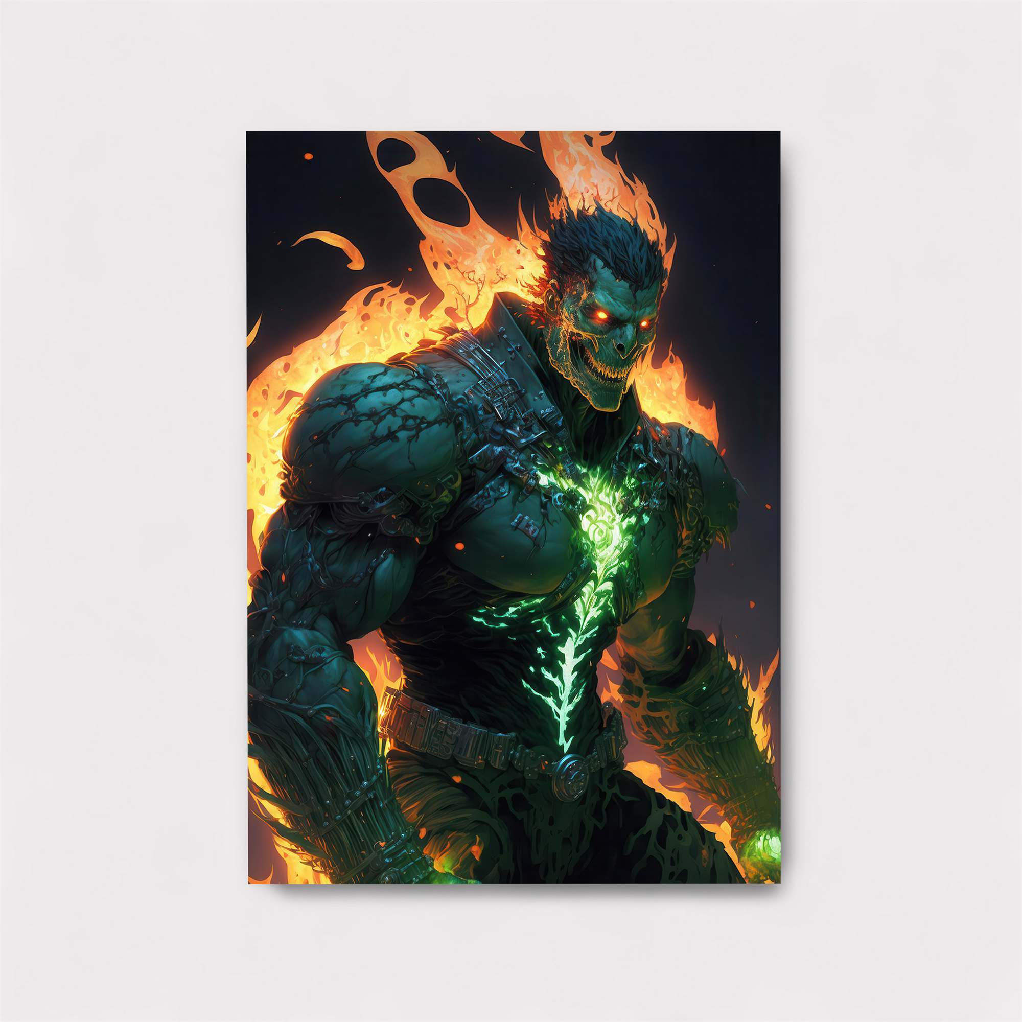 Inferno Warrior Safe Wall Magnetic / M