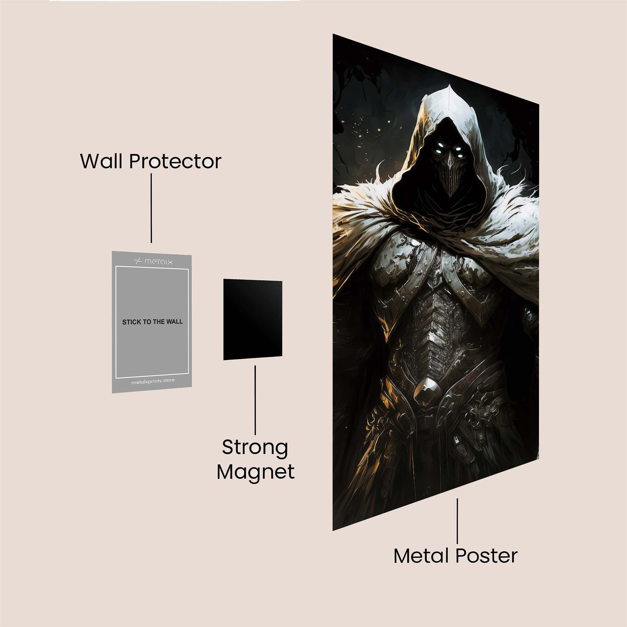 Shadow Enigma Safe Wall Magnetic / M