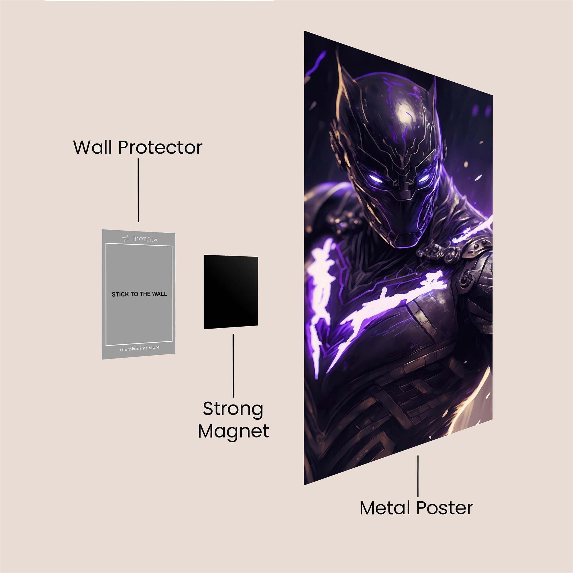 Panther Surge Safe Wall Magnetic / M