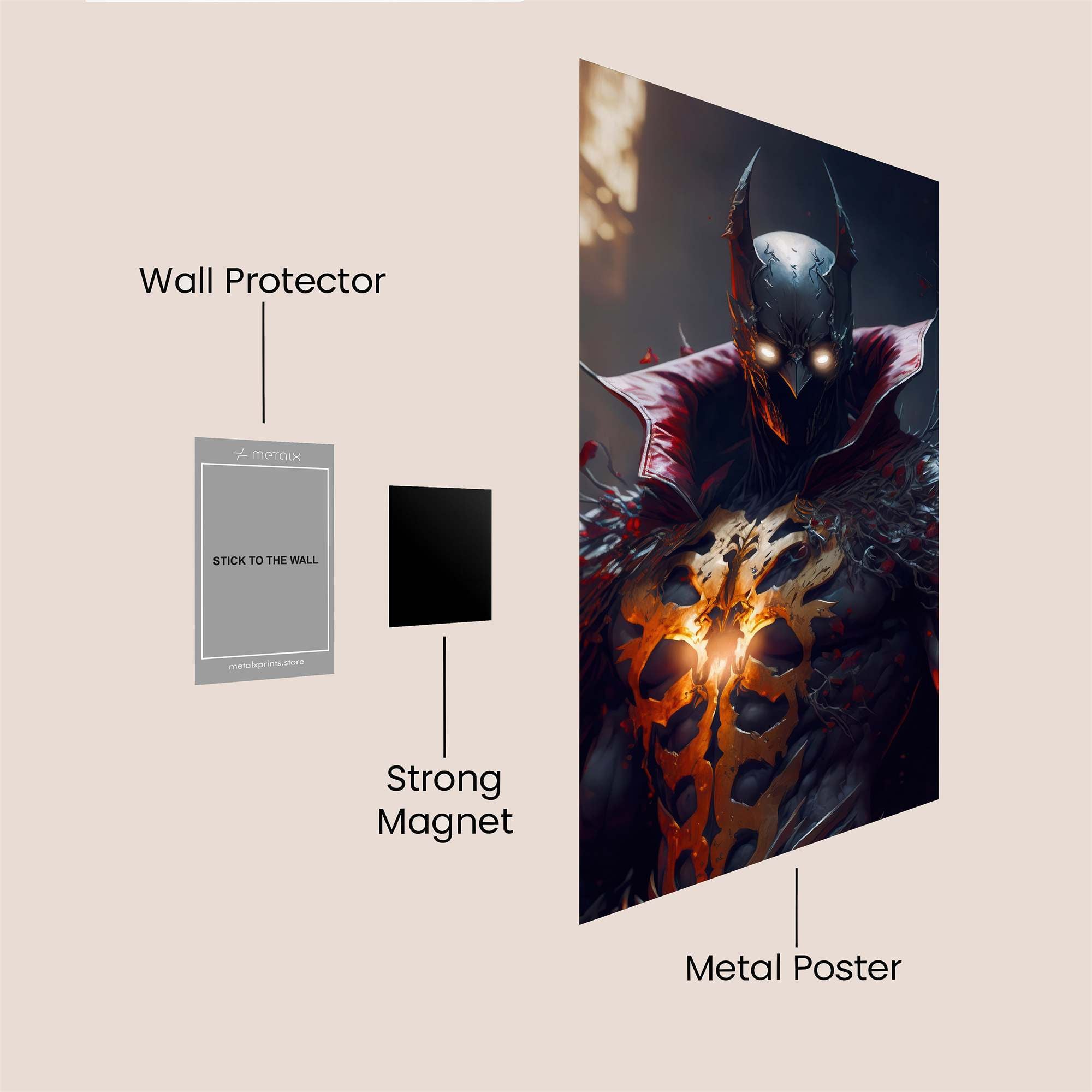 Darkness Ascendant Safe Wall Magnetic / M