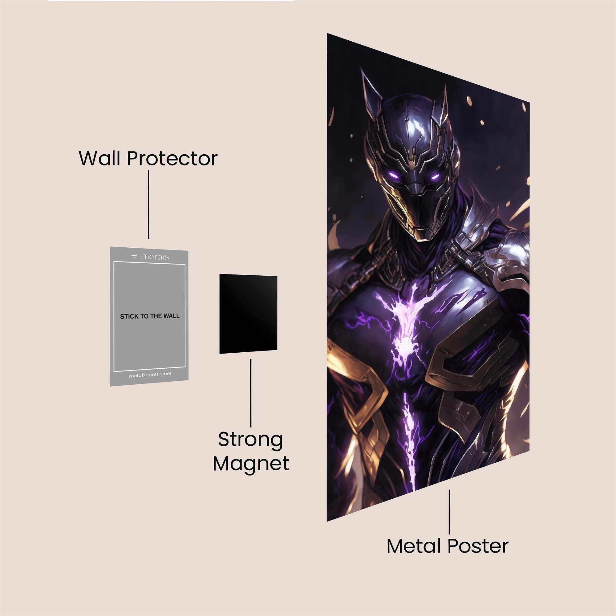Panther Phantasm Safe Wall Magnetic / M