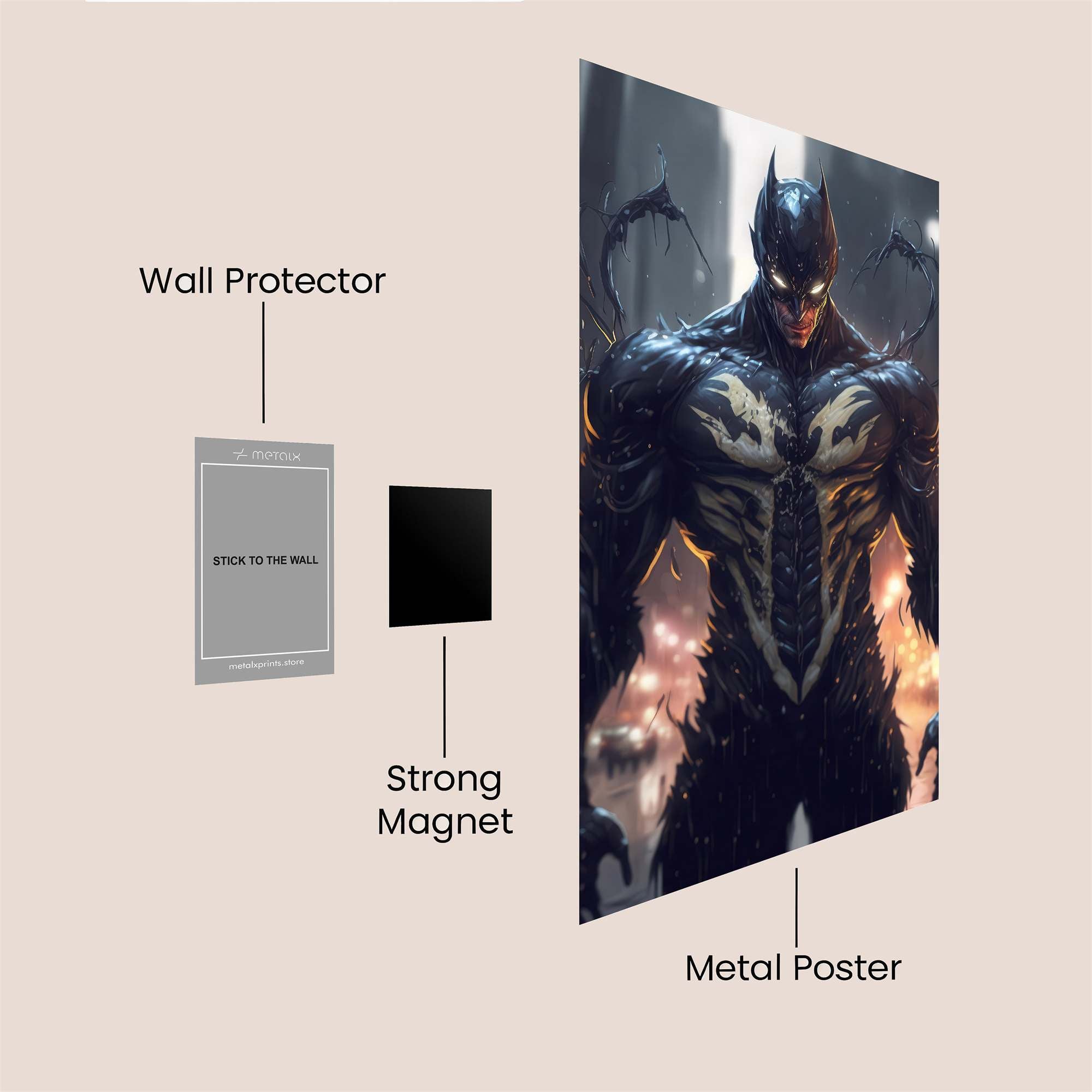 Symbiote Vigilance Safe Wall Magnetic / M