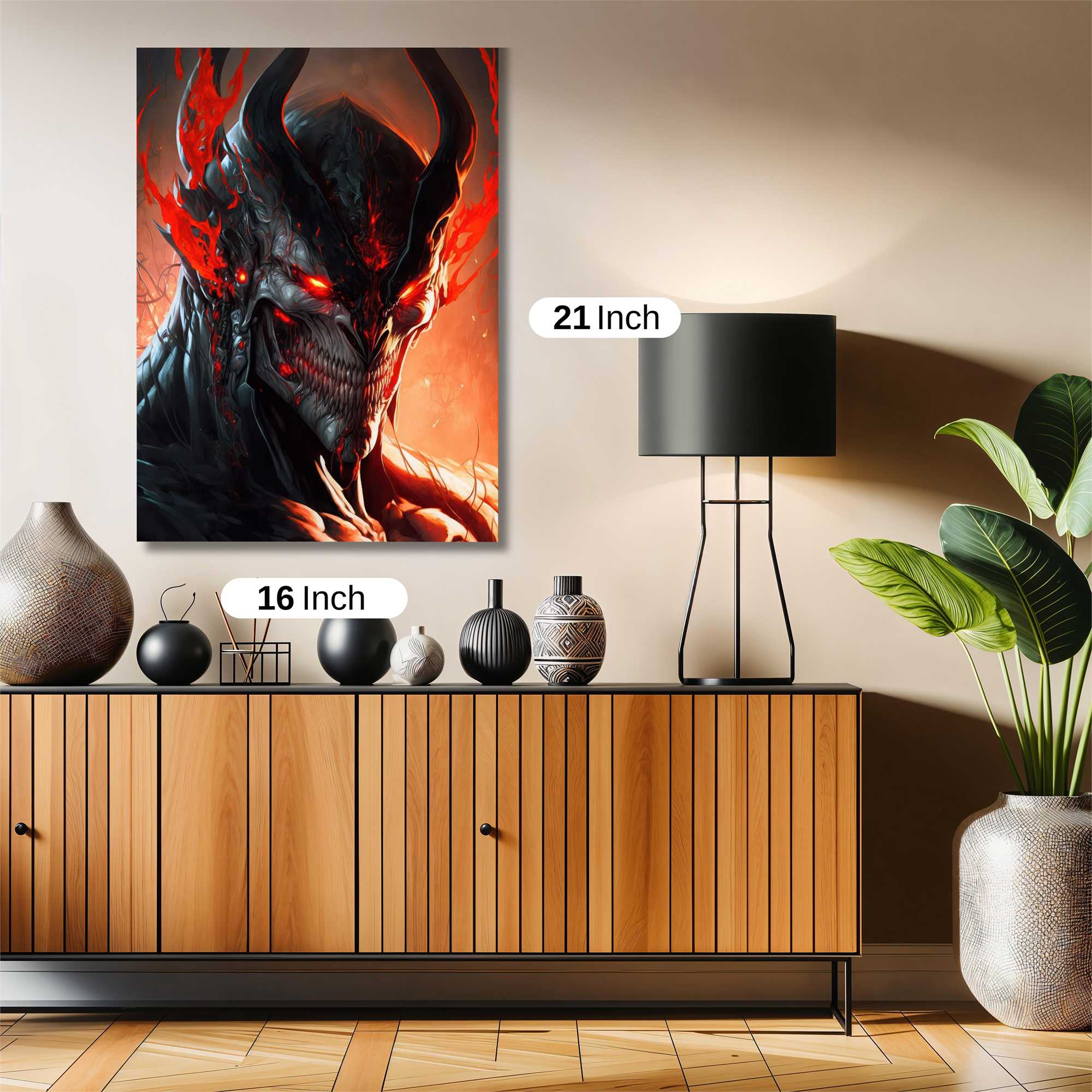 Infernal Blaze Safe Wall Magnetic / M