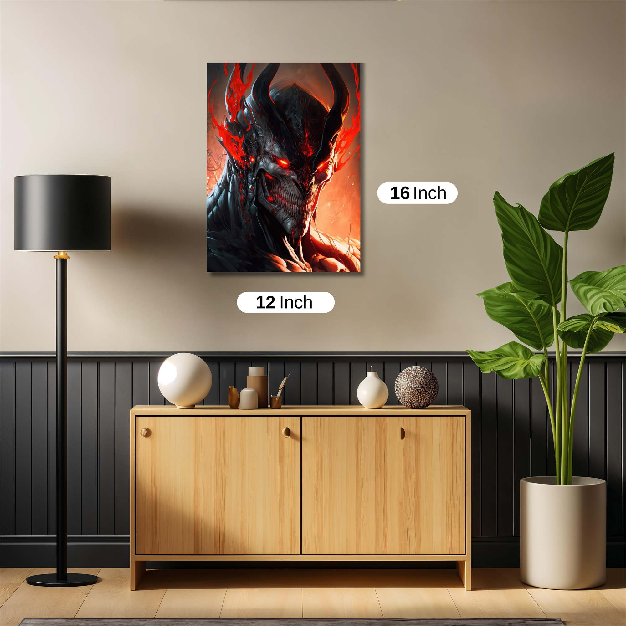 Infernal Blaze Safe Wall Magnetic / M