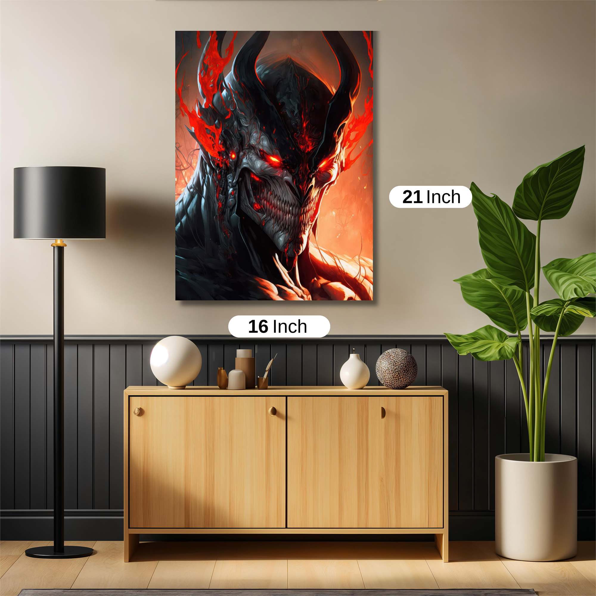 Infernal Blaze Safe Wall Magnetic / M