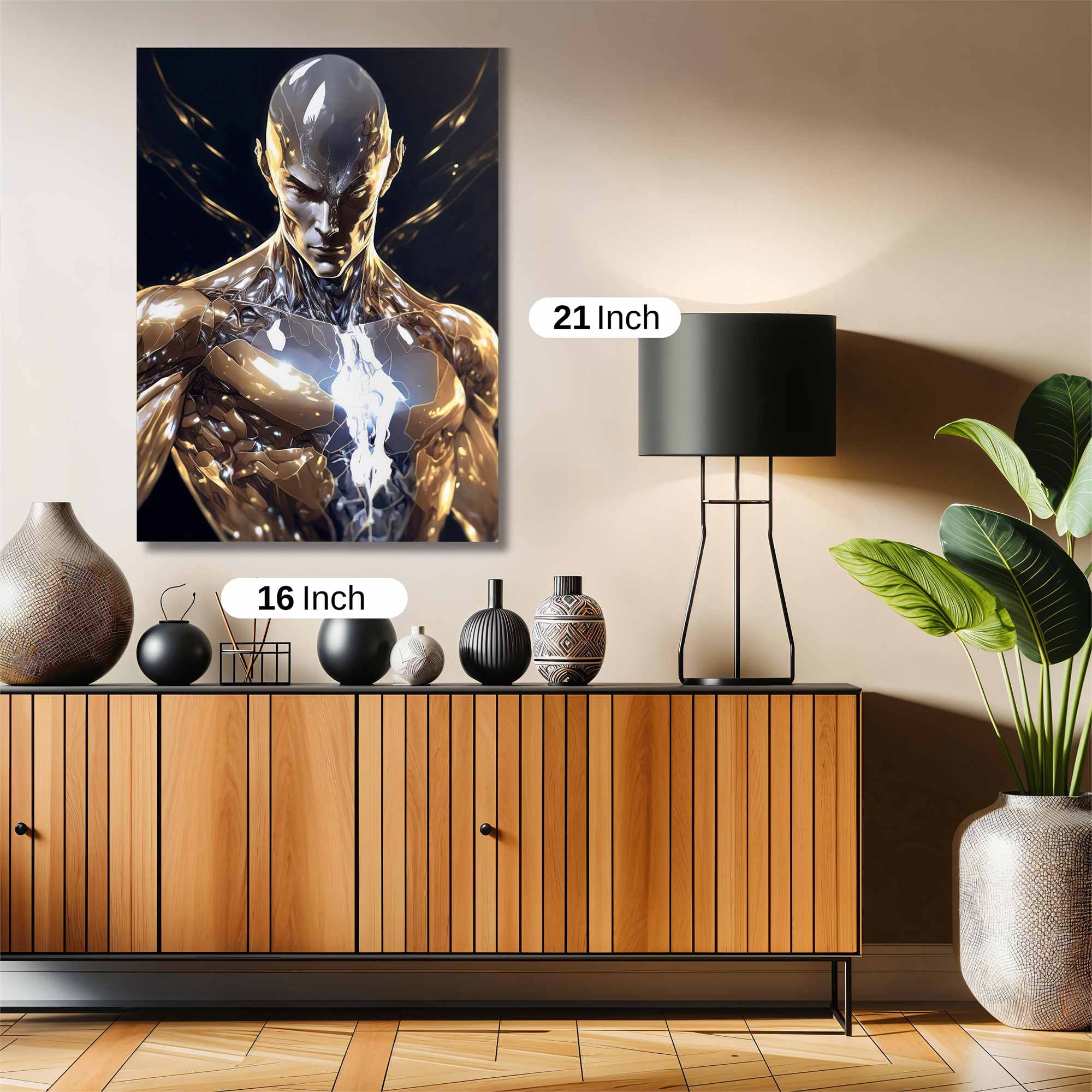 Silver Sentinel Safe Wall Magnetic / M