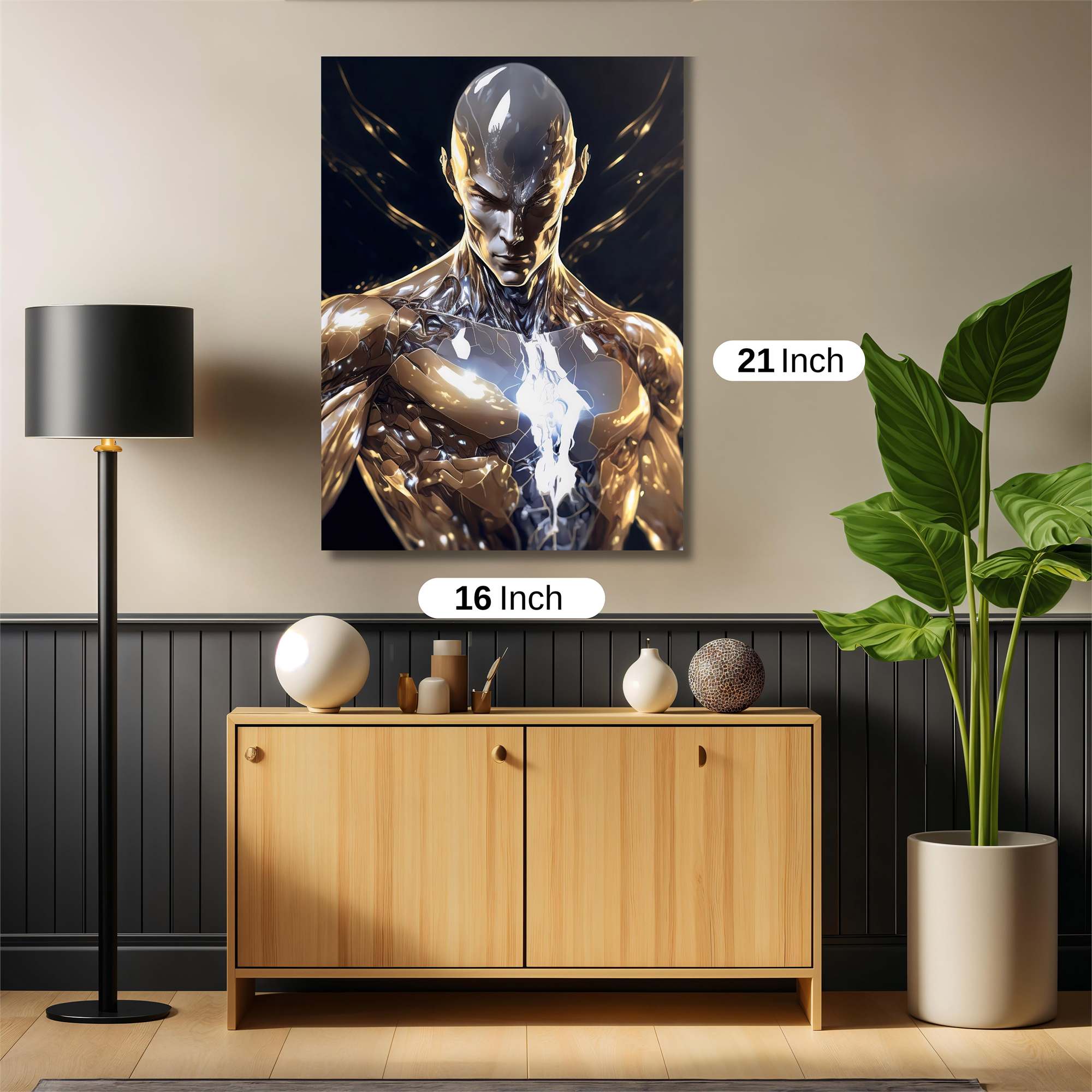 Silver Sentinel Safe Wall Magnetic / M