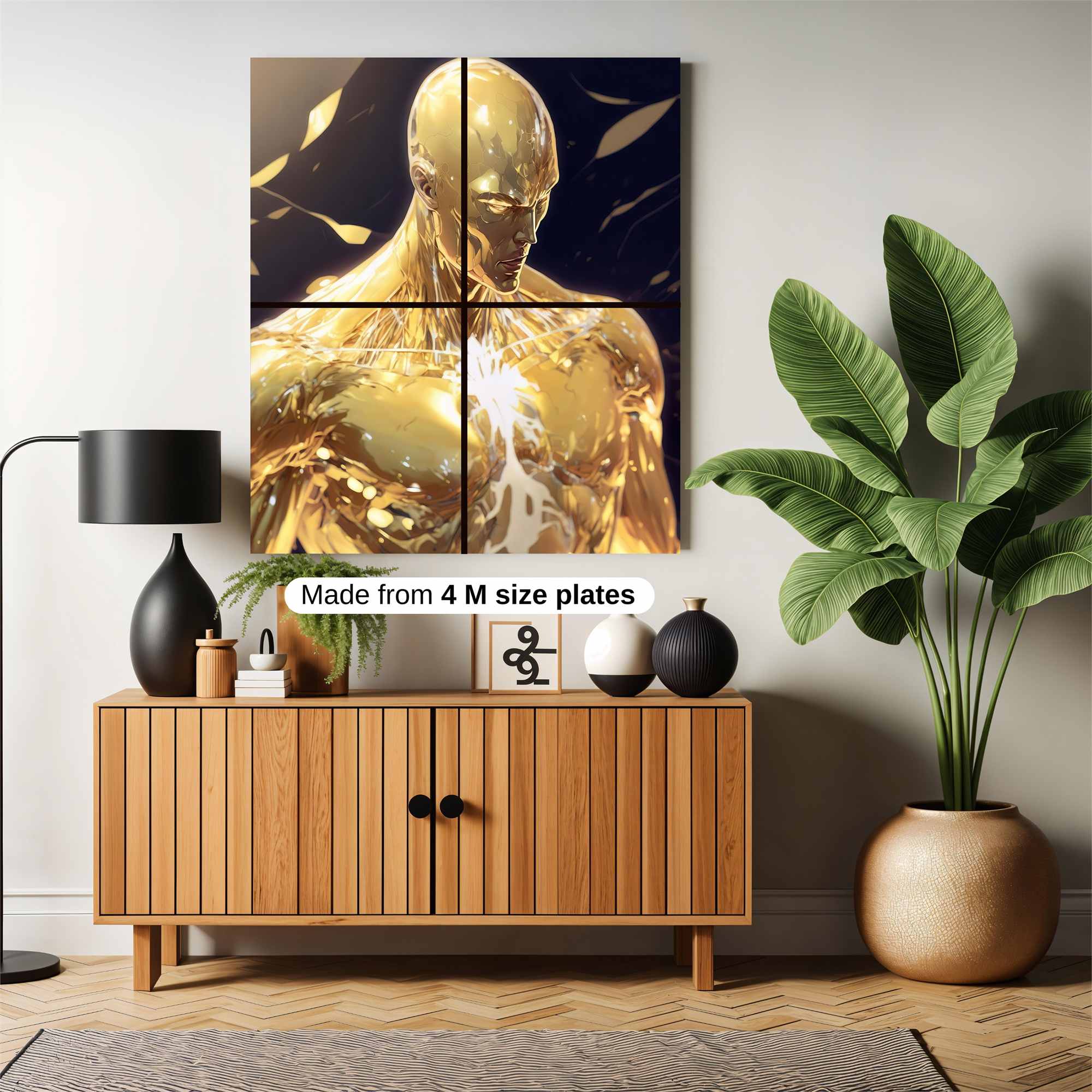 Gold Sentinel Safe Wall Magnetic / M