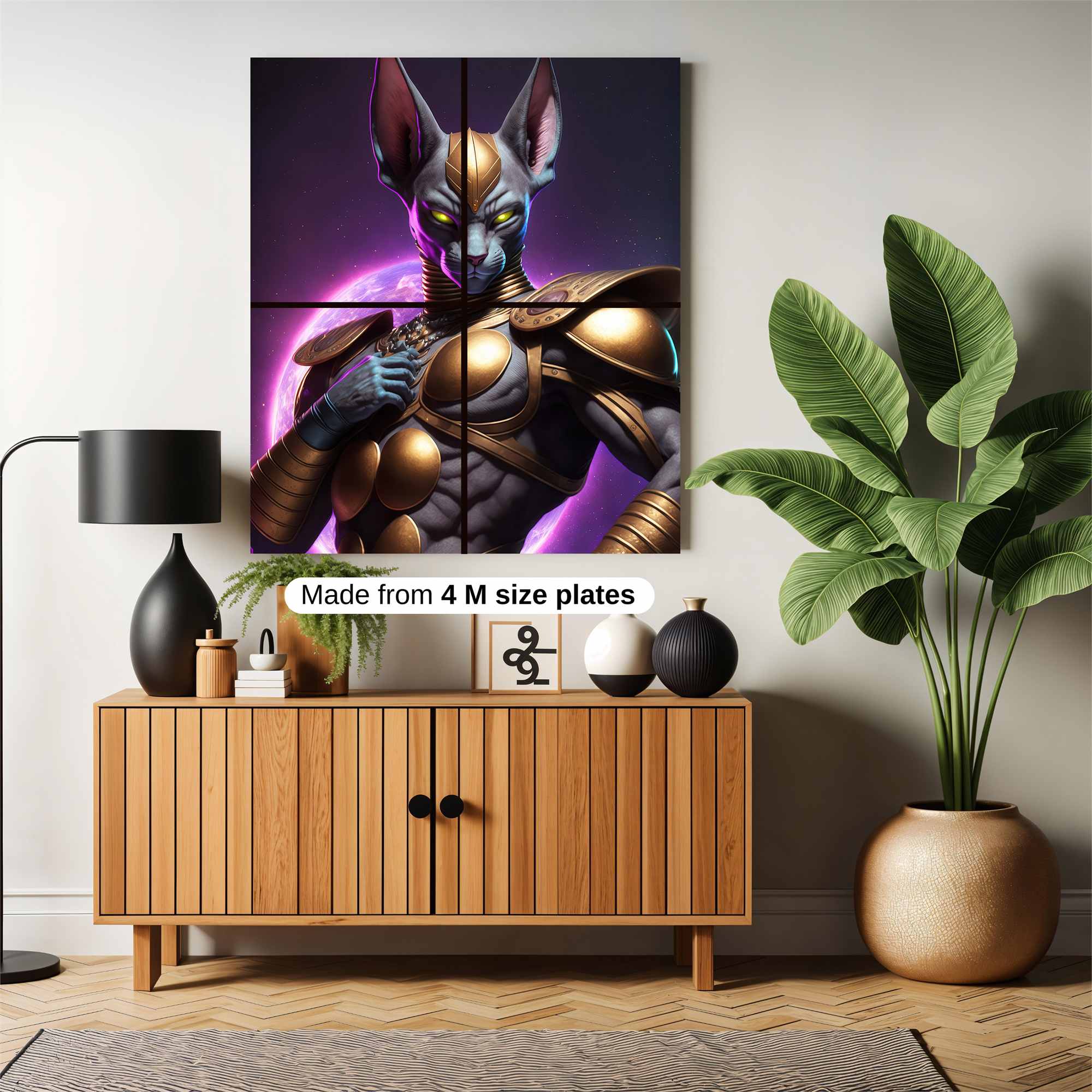 Cosmic Feline Safe Wall Magnetic / M