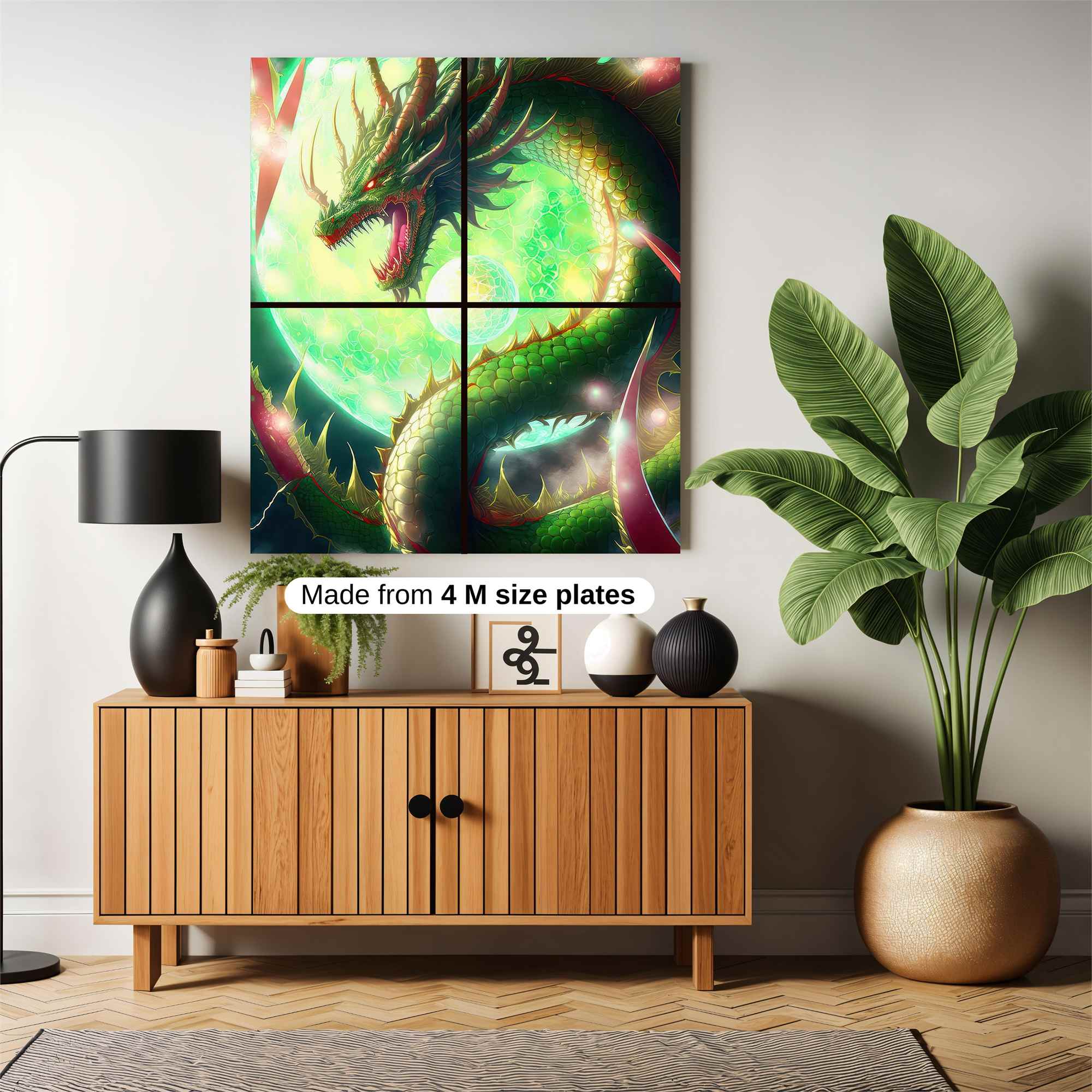 Dragon Luminescence Safe Wall Magnetic / M