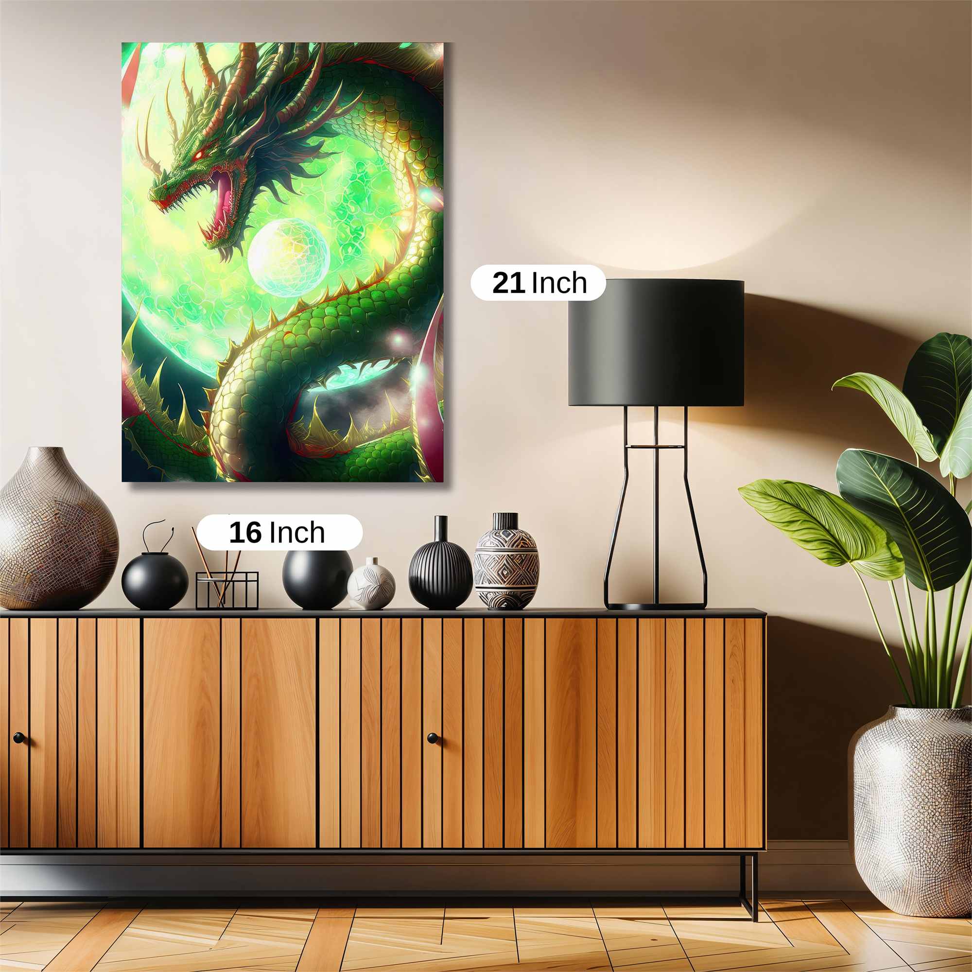 Dragon Luminescence Safe Wall Magnetic / M
