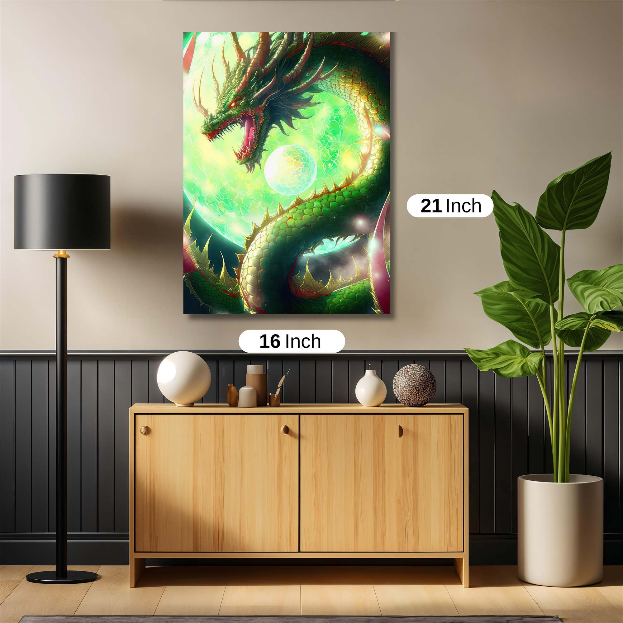 Dragon Luminescence Safe Wall Magnetic / M