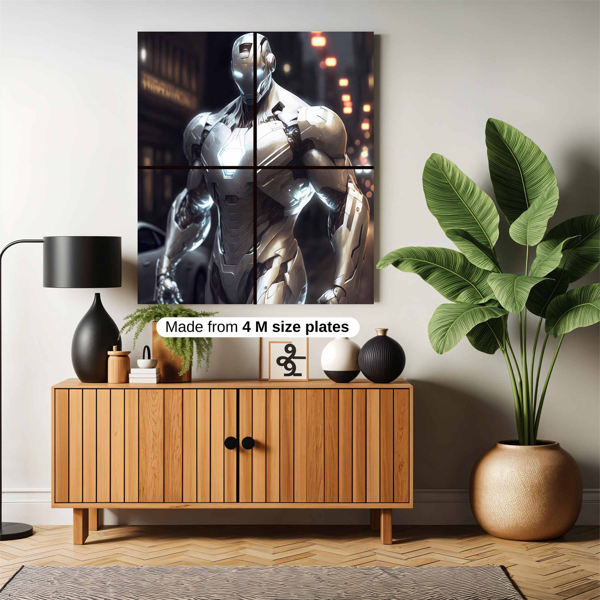 Metallic Vigilance Safe Wall Magnetic / M