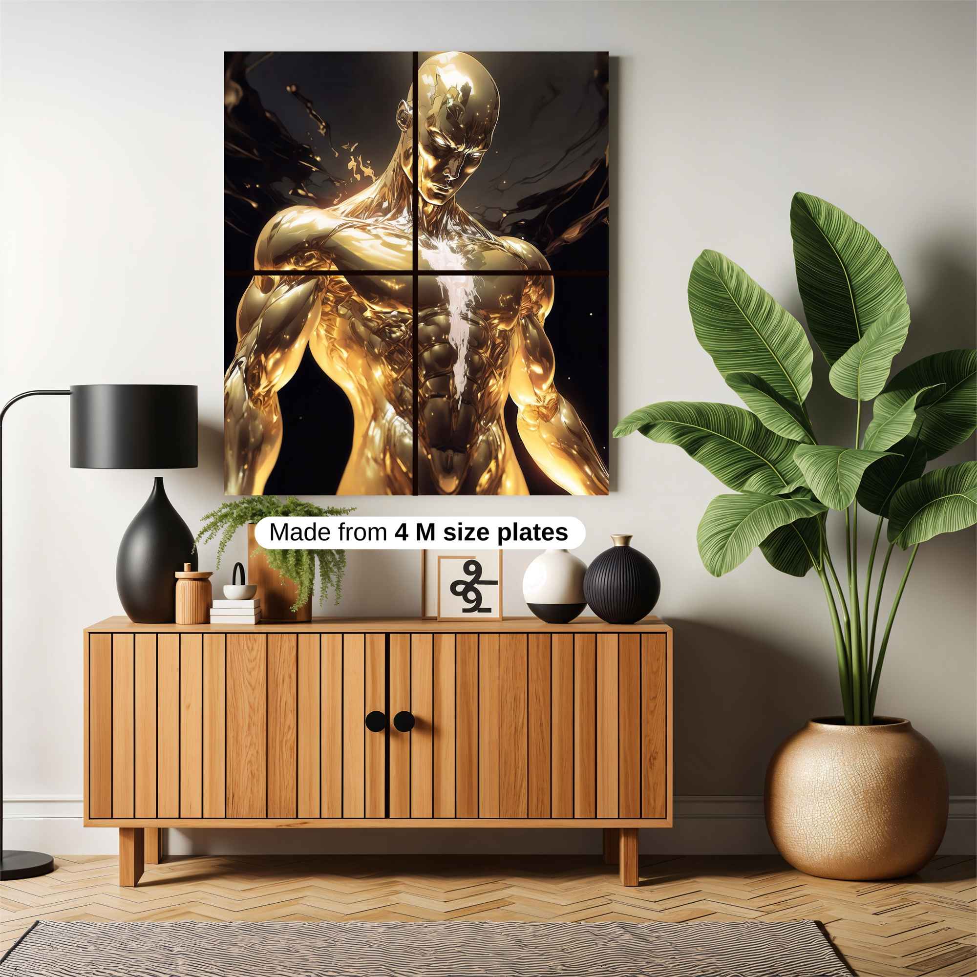 Golden Ascendancy Safe Wall Magnetic / M