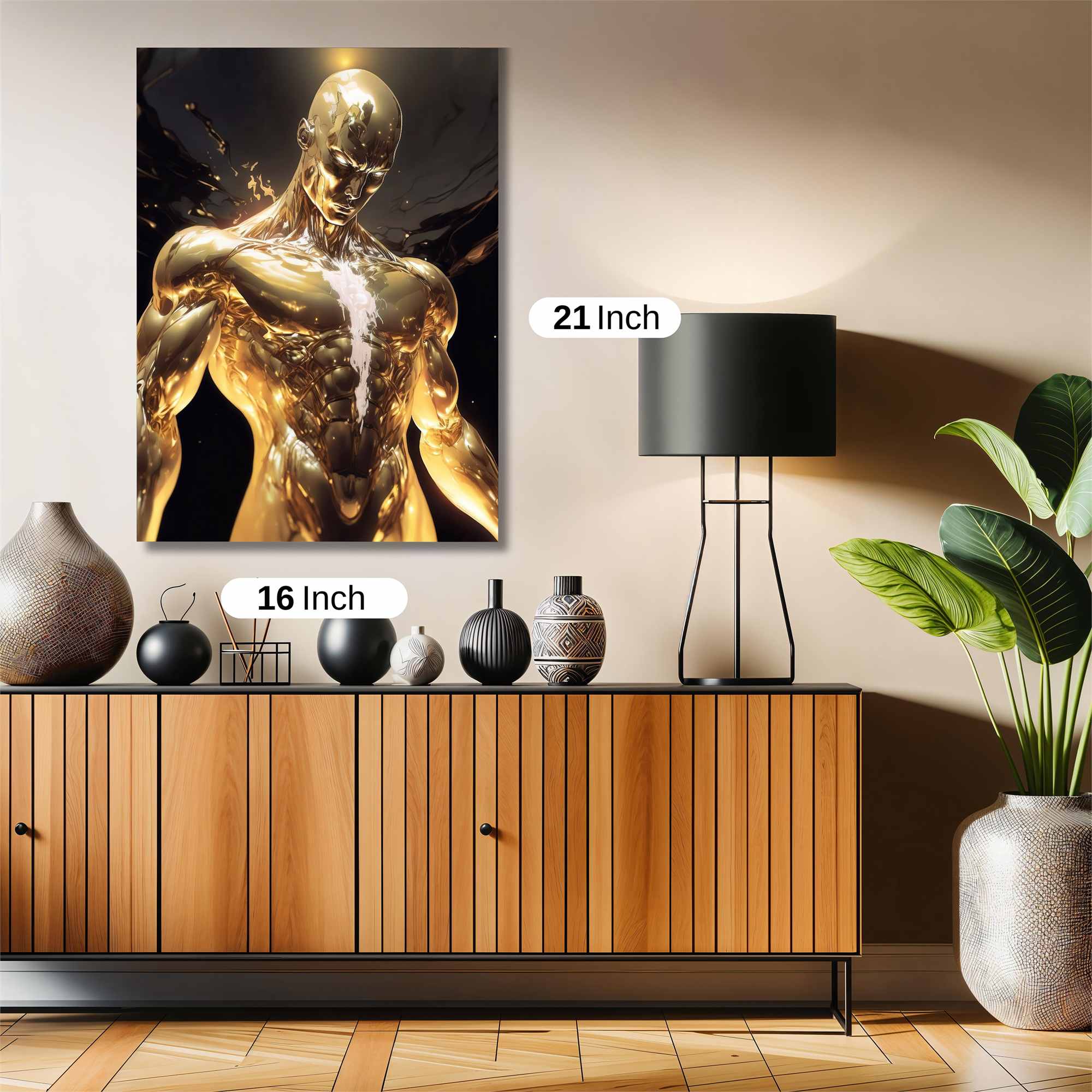 Golden Ascendancy Safe Wall Magnetic / M