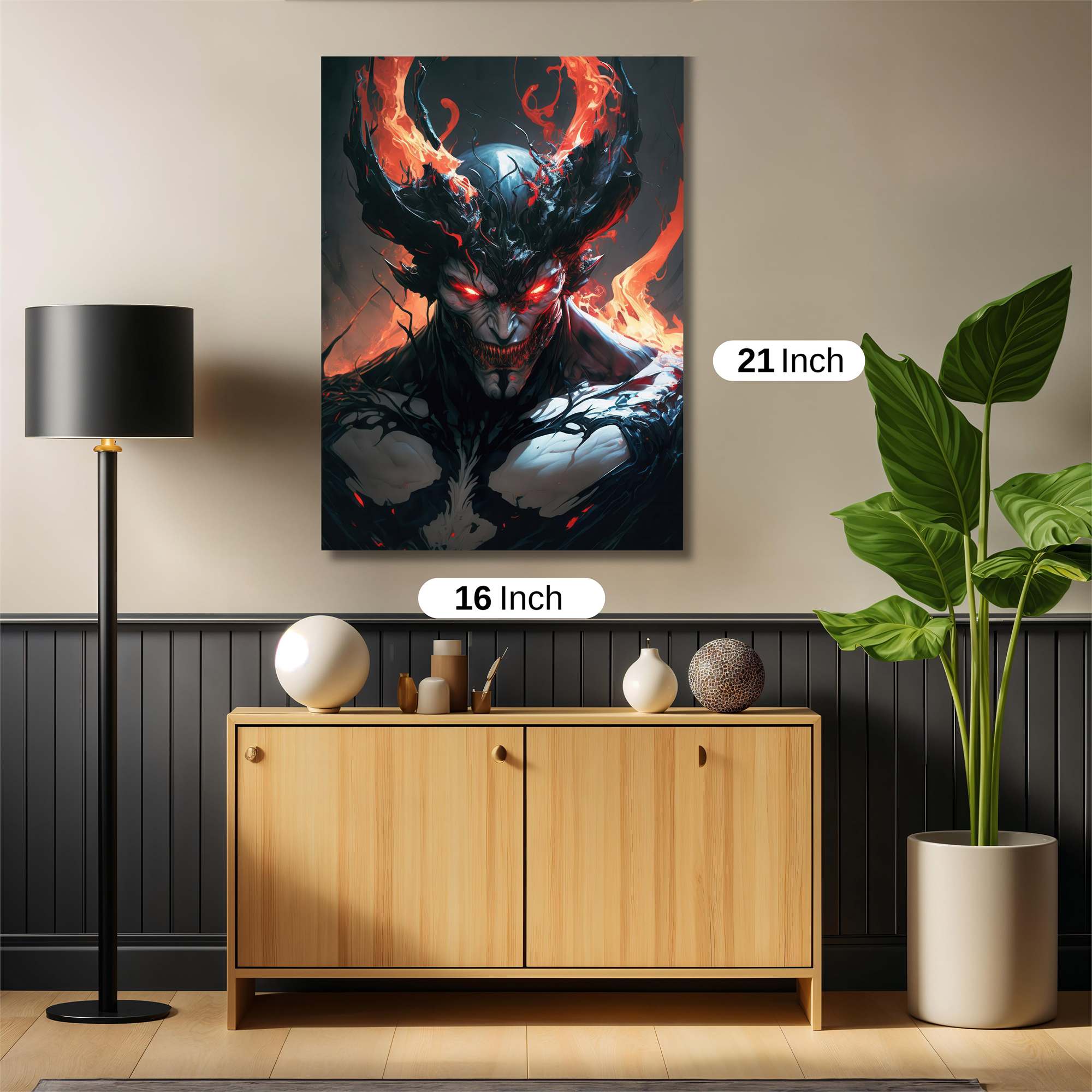 Infernal Blaze Safe Wall Magnetic / M