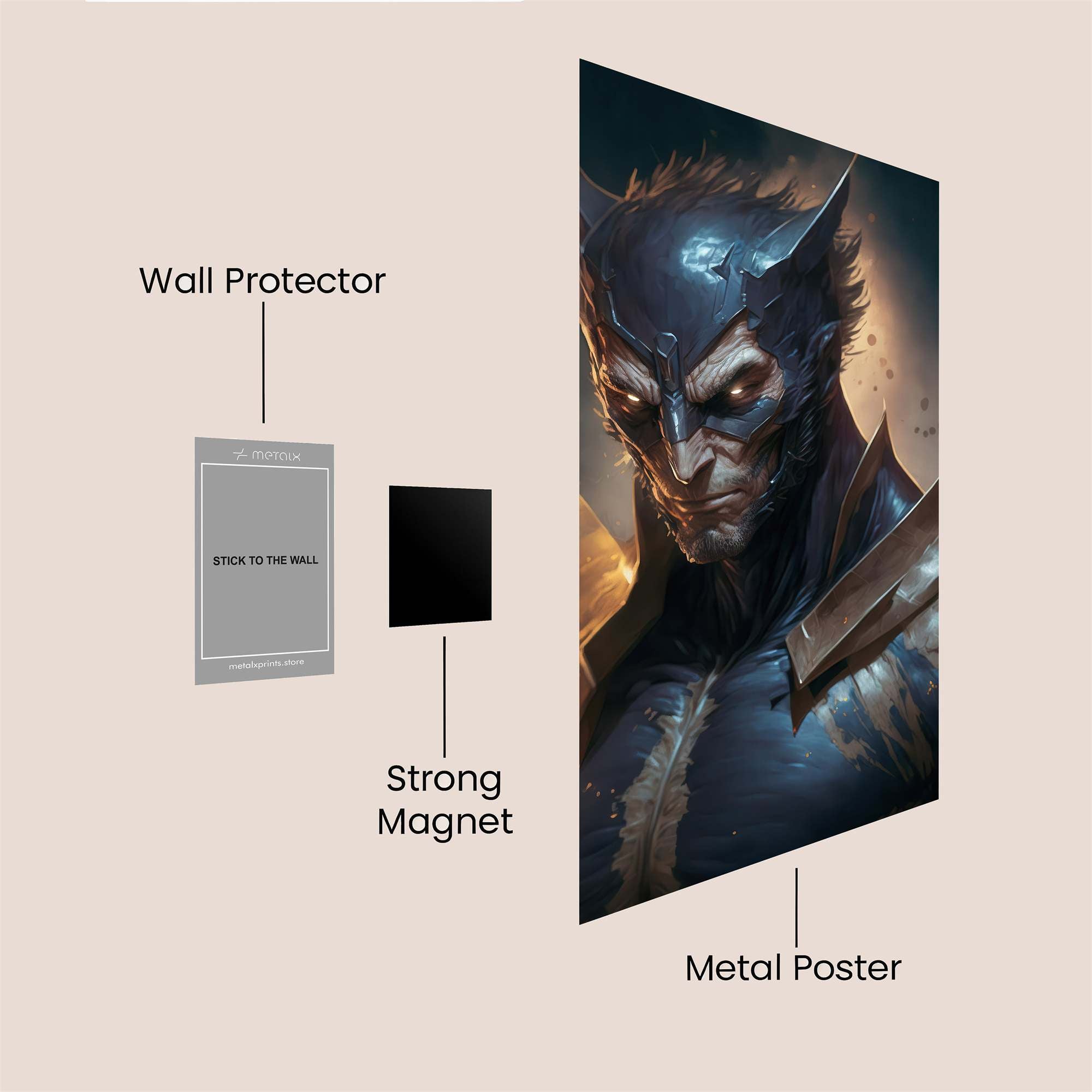 Heroic Intensity Safe Wall Magnetic / M