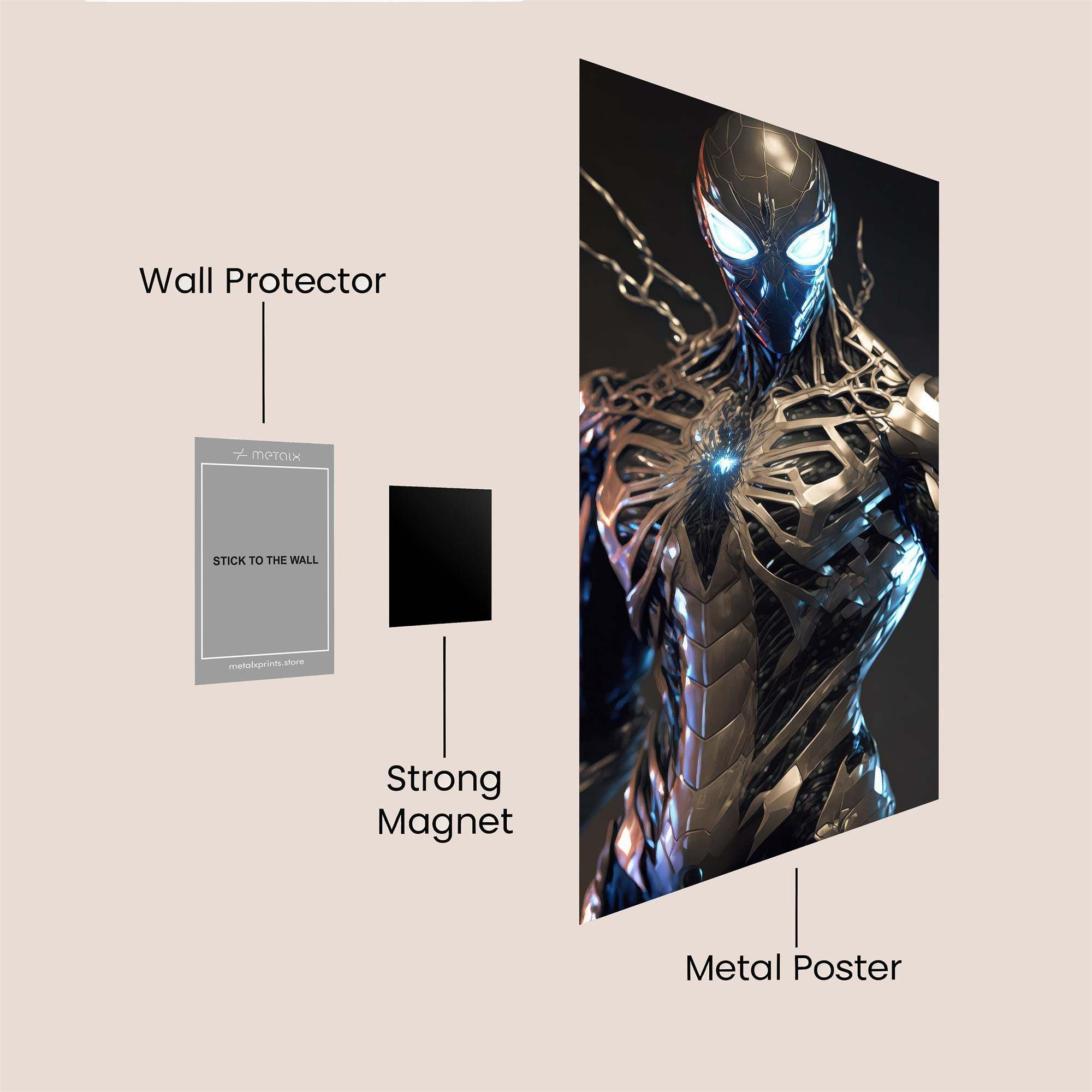 Venom Vigor Safe Wall Magnetic / M