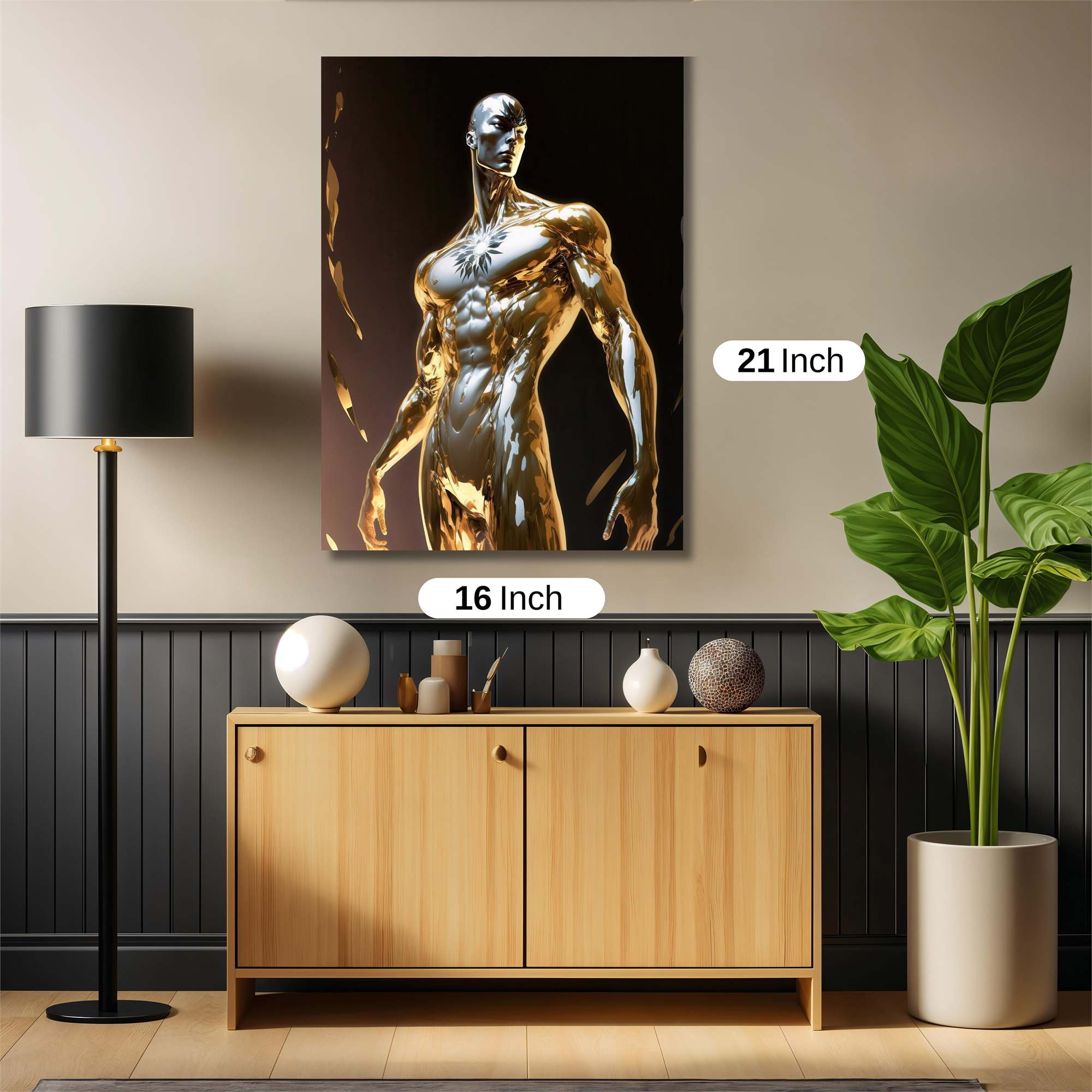 Gilded Sentinel Safe Wall Magnetic / M