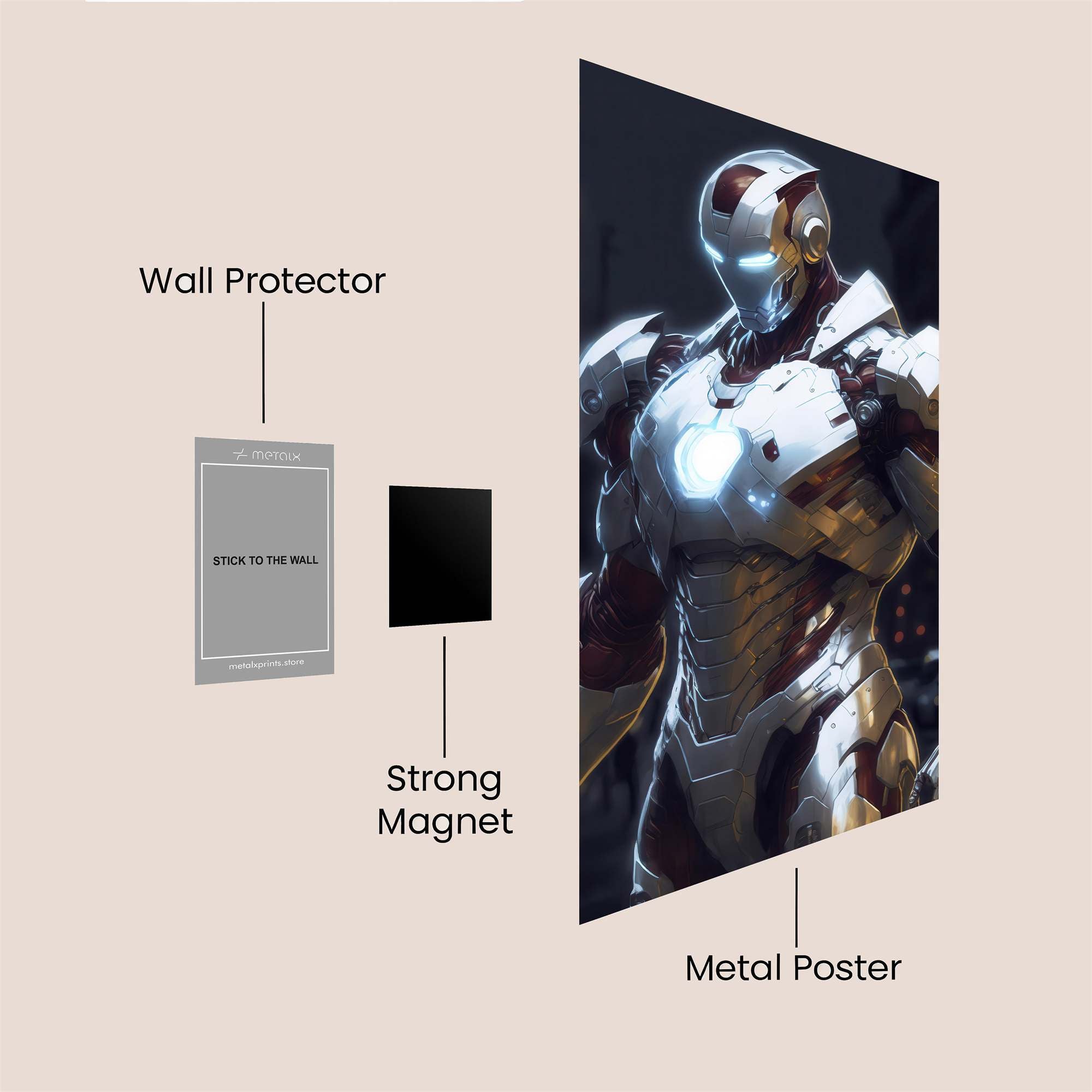 Armored Vigilance Safe Wall Magnetic / M