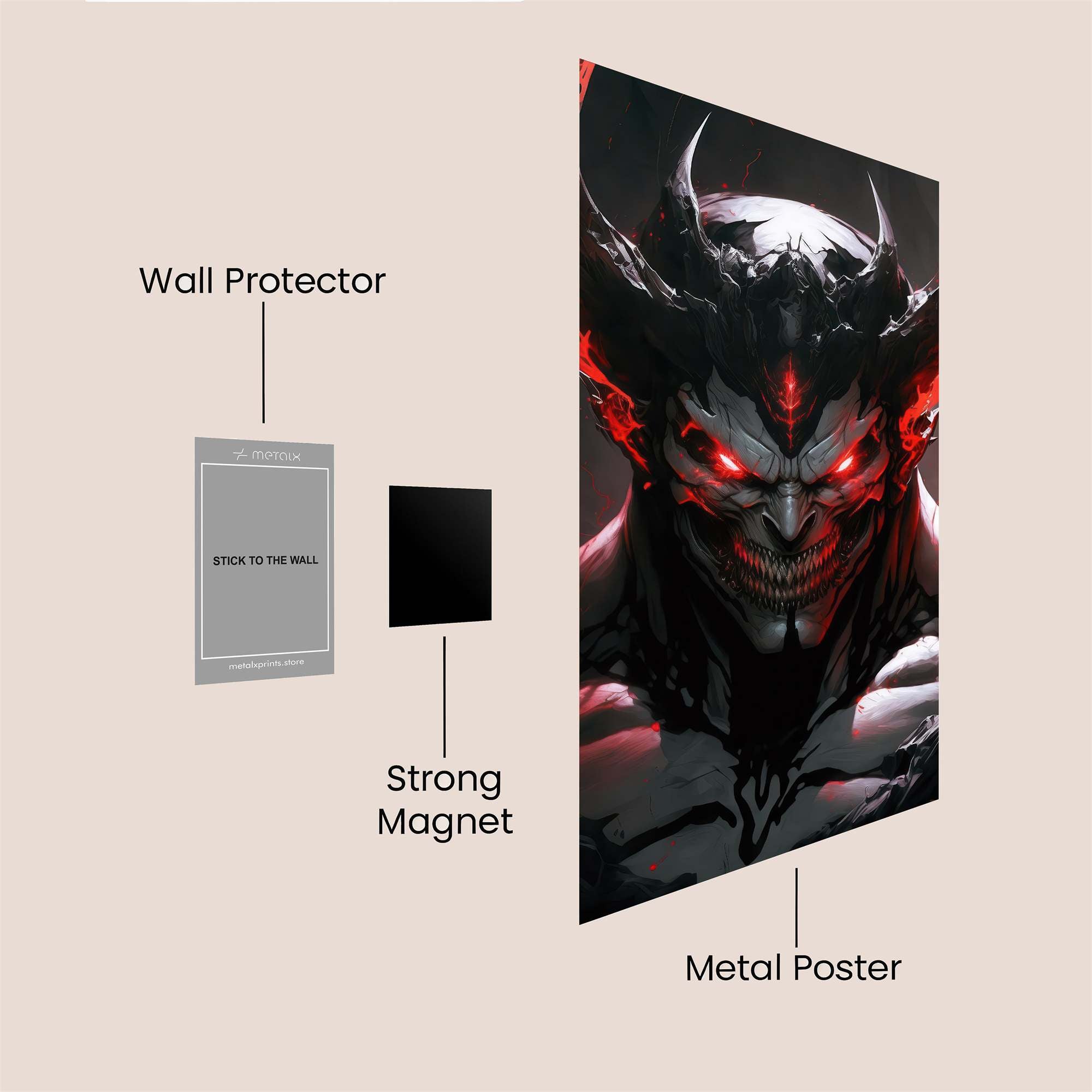 Infernal Majesty Safe Wall Magnetic / M