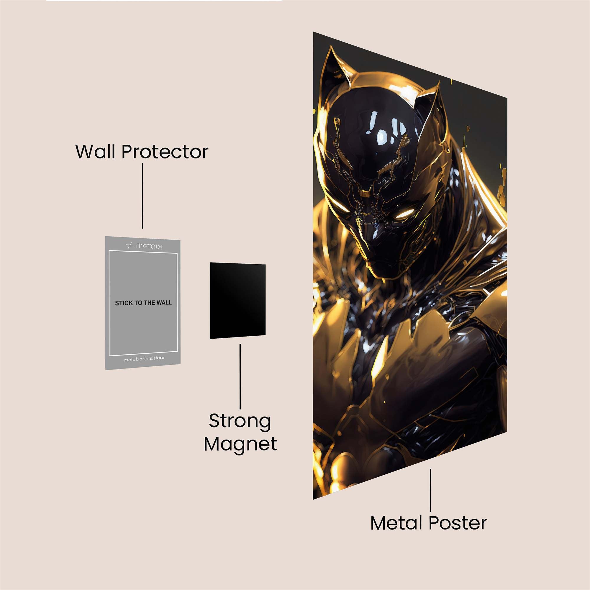 Panther Majesty Safe Wall Magnetic / M