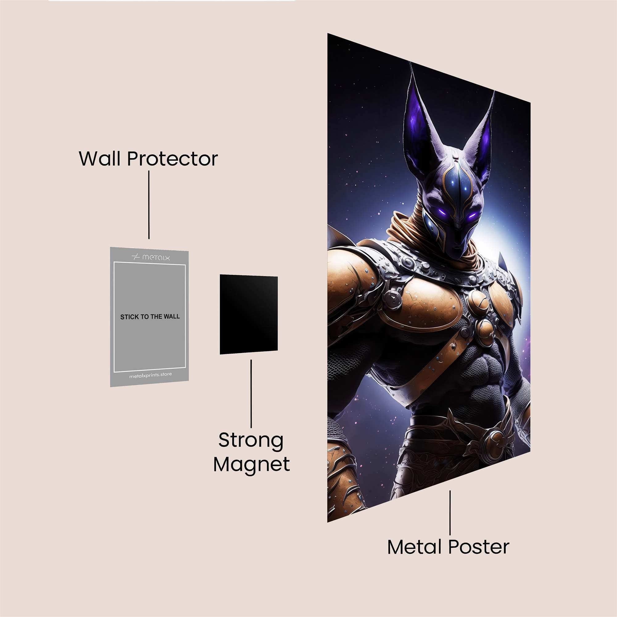 Jackal Majesty Safe Wall Magnetic / M
