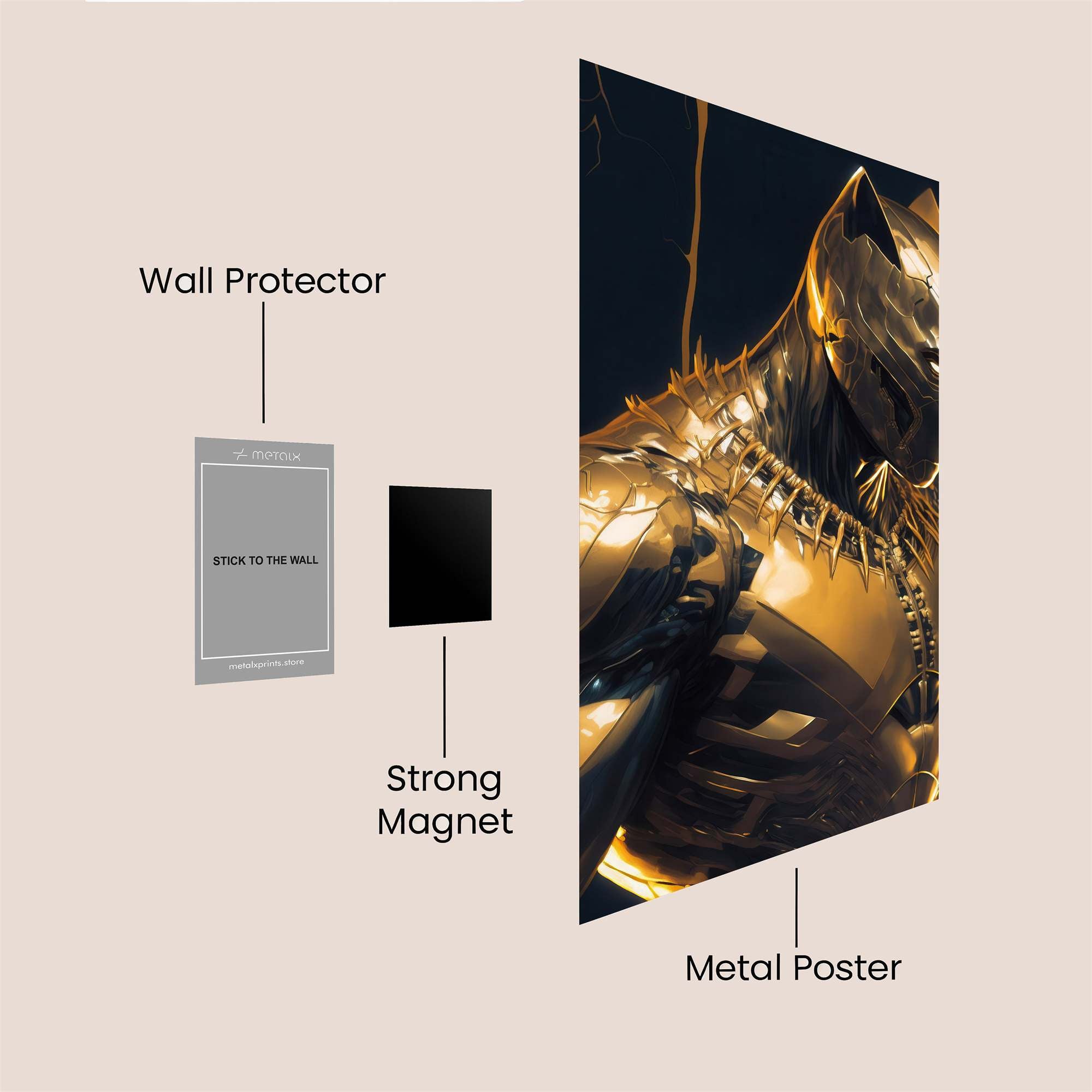 Panther Majesty Safe Wall Magnetic / M