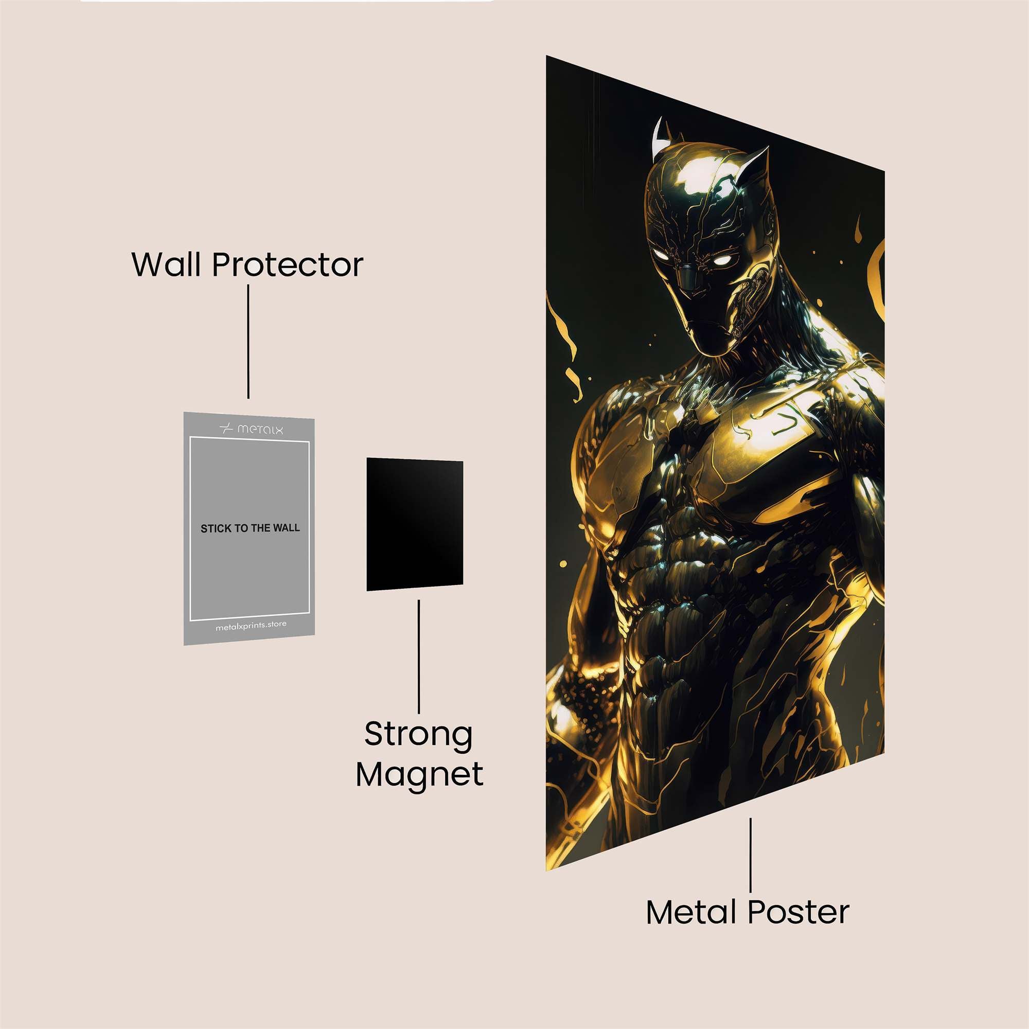 Panther Ascendant Safe Wall Magnetic / M