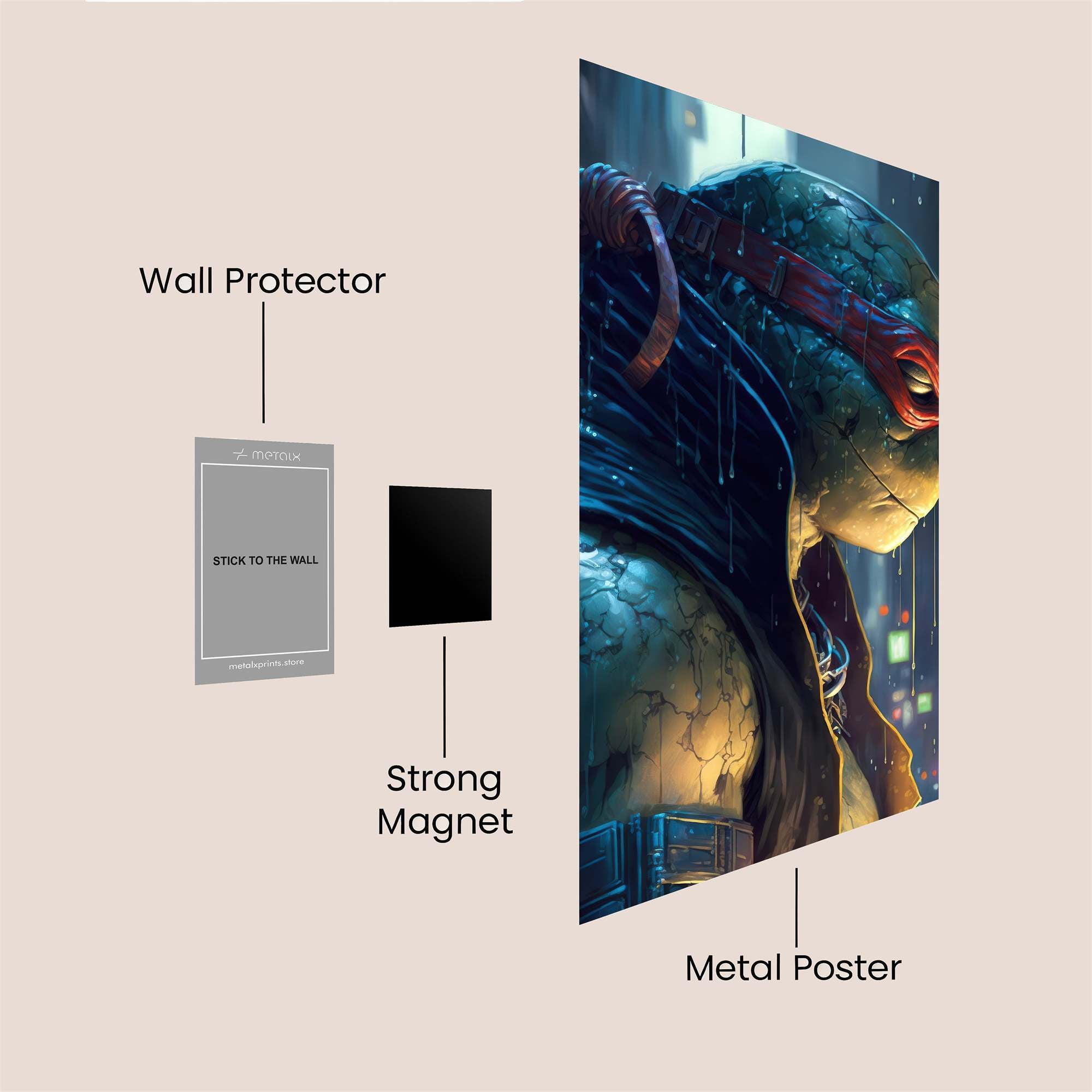 Raphael Contemplate Safe Wall Magnetic / M